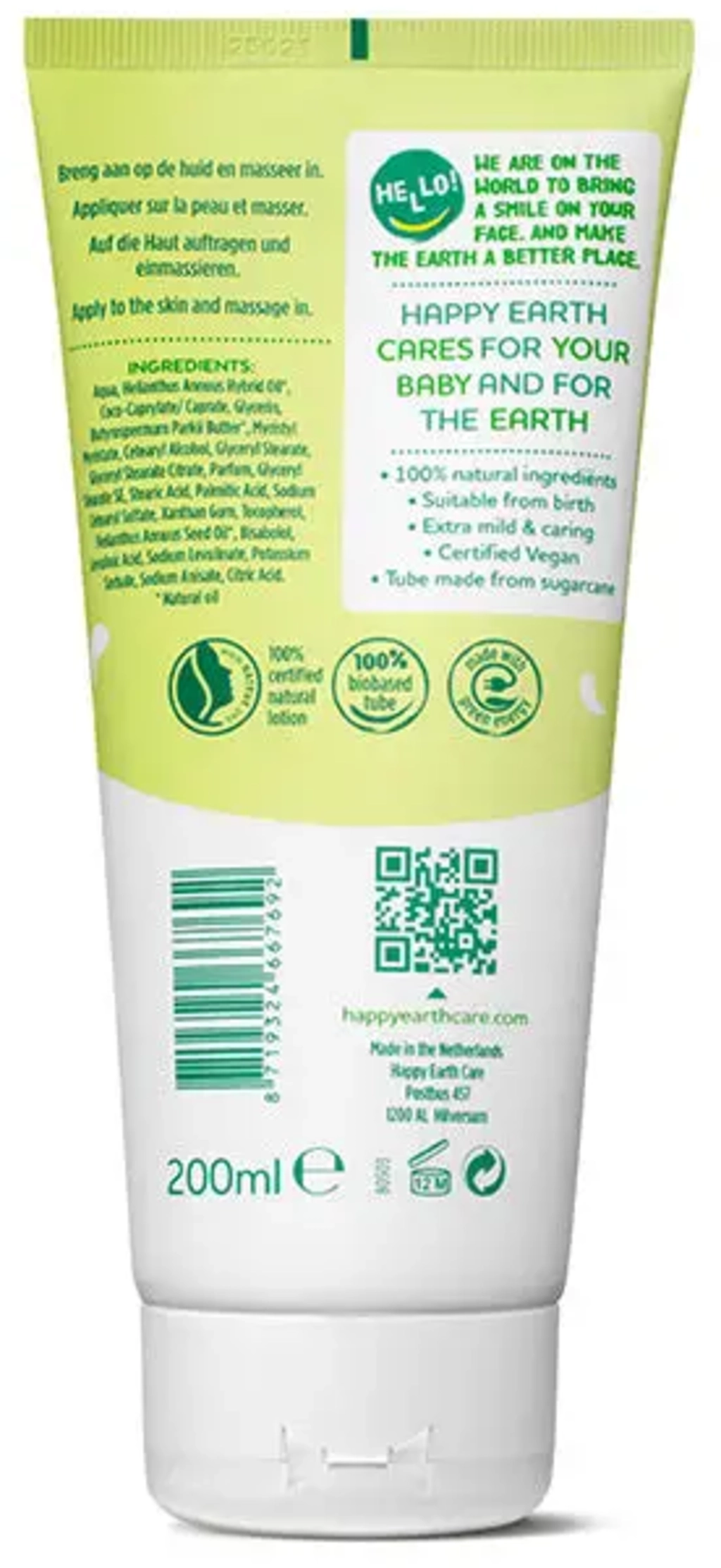 Happy Earth Baby & Kids Soft Body Lotion - 200 ml