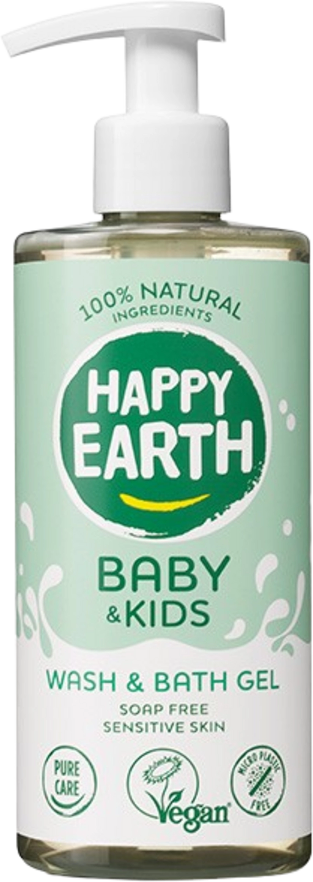 Happy Earth Baby & Kids Wash & Bath Gel - 300 ml
