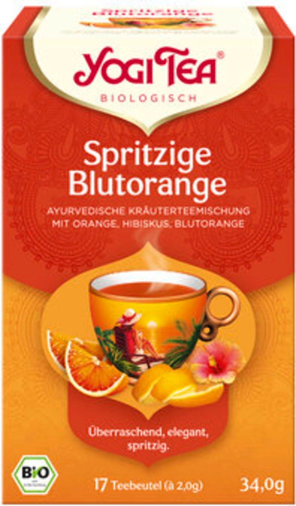 Yogi Tea Spritzige Blutorange Bio - 17 Teebeutel