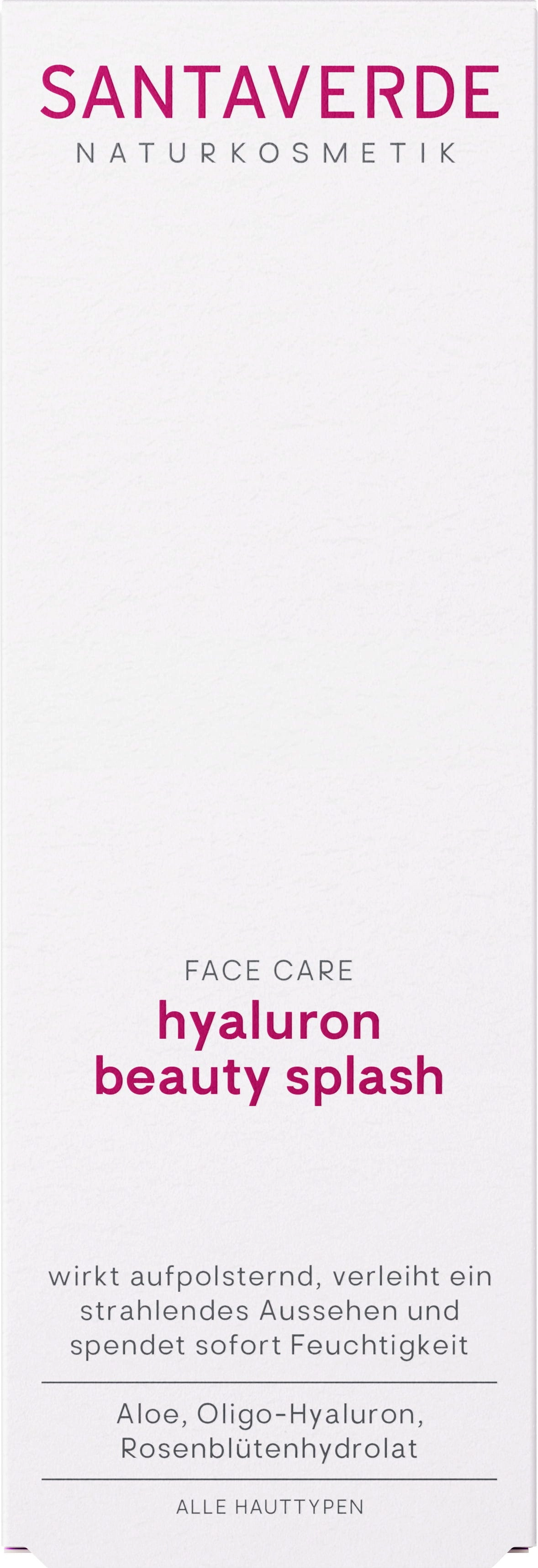 SANTAVERDE hyaluron beauty splash - 100 ml