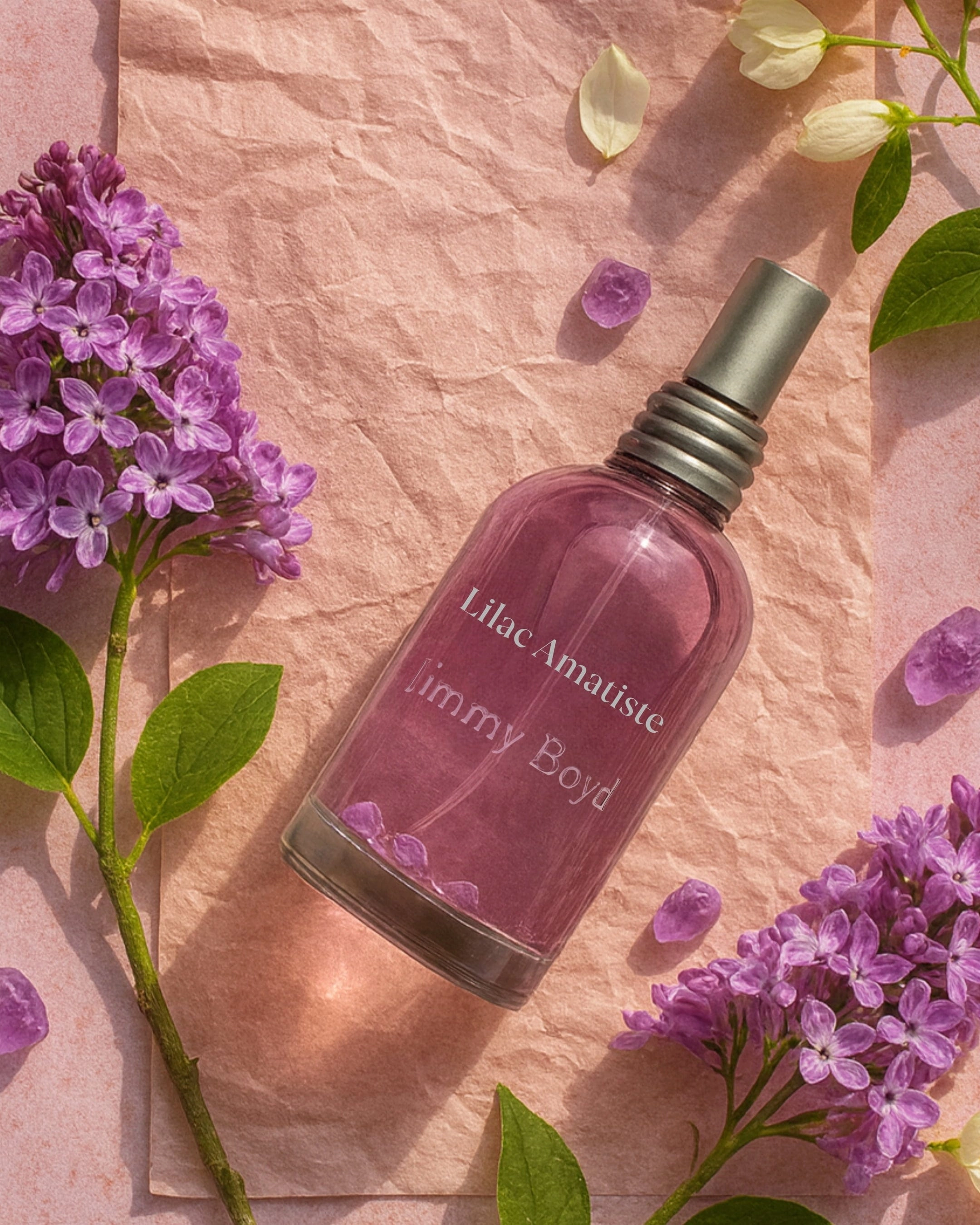 Jimmy Boyd Lilac Amatiste Organic Crystal Energy Perfume - 100 ml