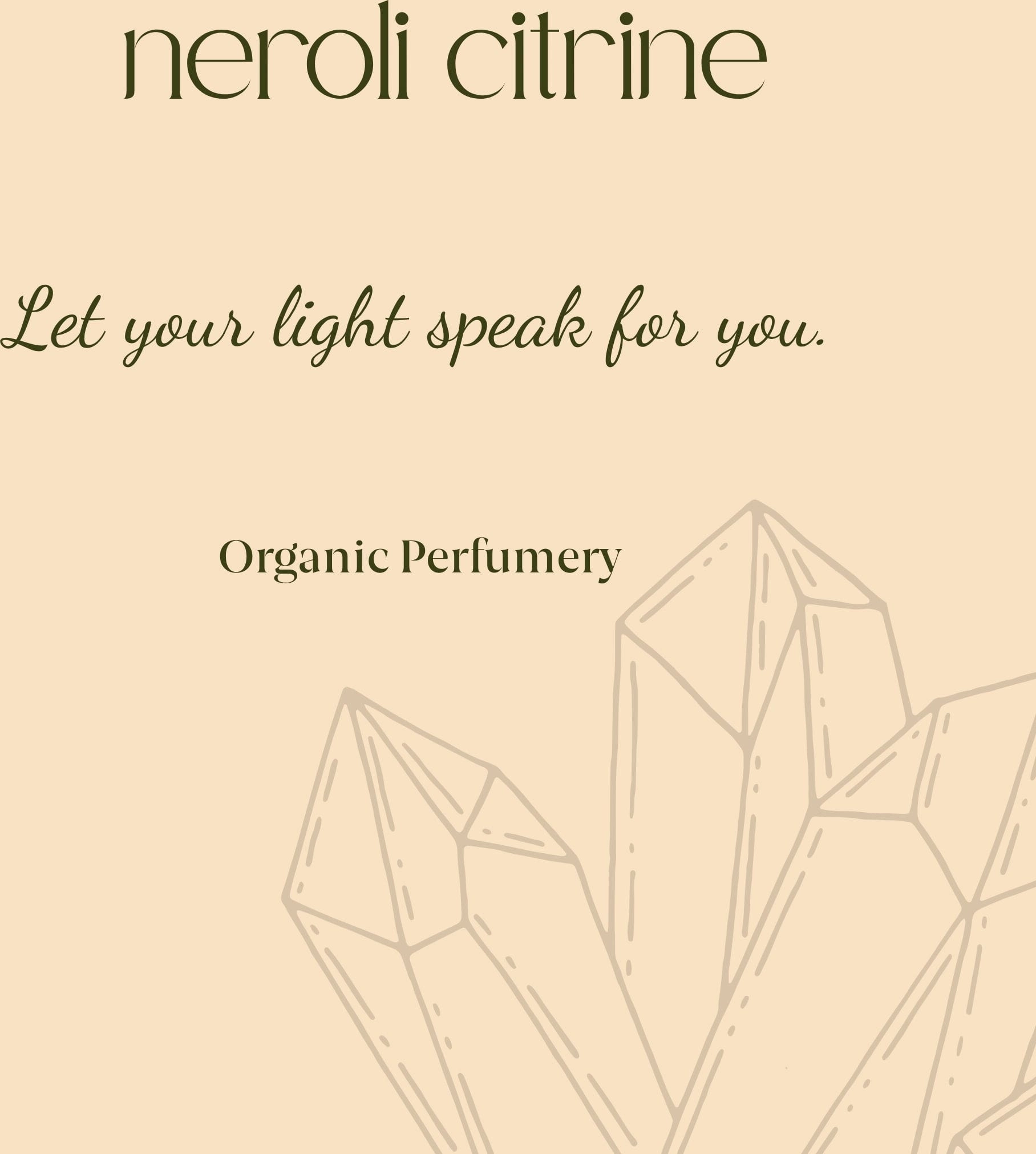 Jimmy Boyd Neroli Citrine Organic Crystal Energy Perfume - 100 ml