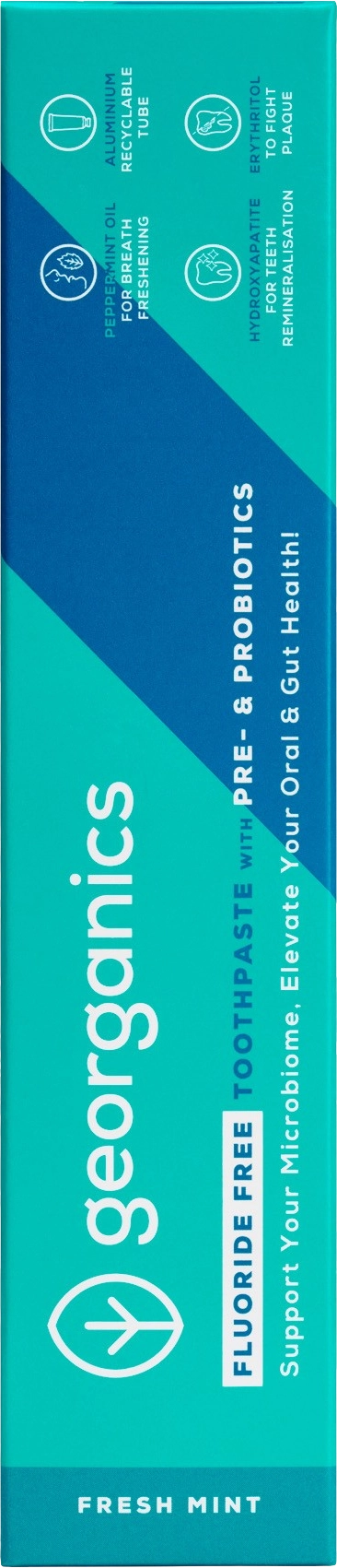 georganics Fluoride Free Toothpaste Pre- & Probiotics - 75 ml