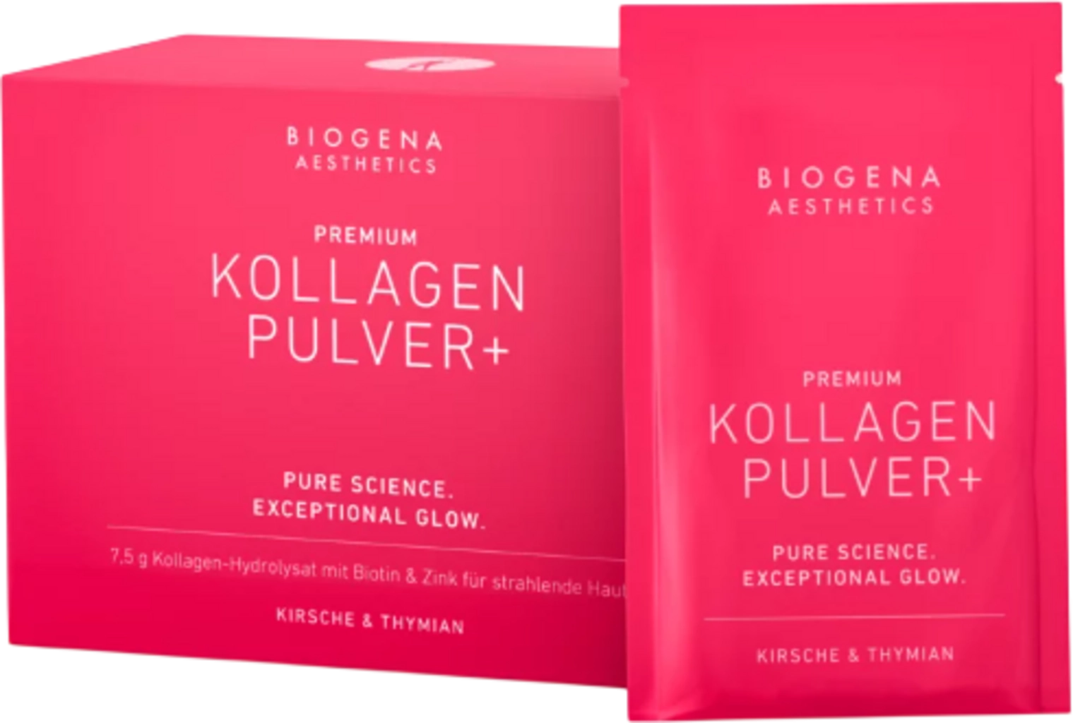 BIOGENA AESTHETICS Premium Kollagen Pulver+ - 15 x 12 g