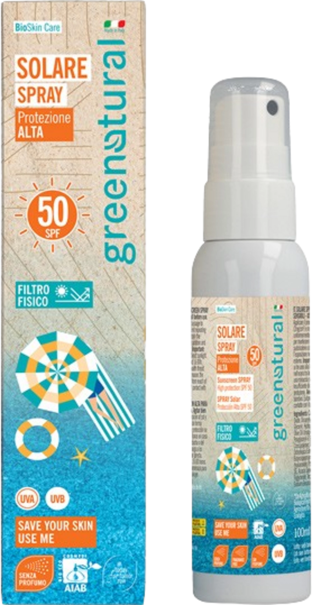 greenatural Sonnenspray LSF 50 - 100 ml