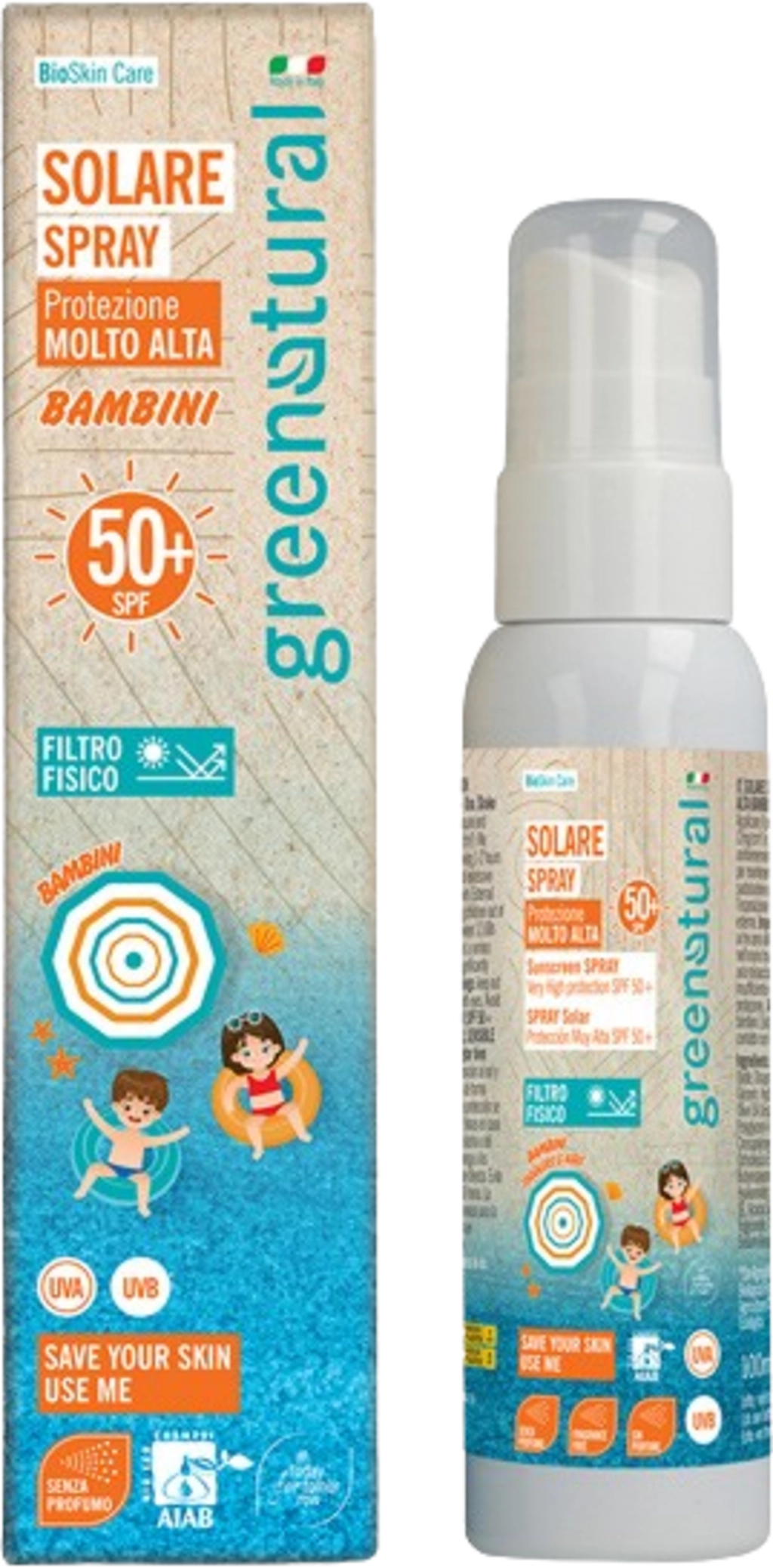 greenatural Kids Sonnenspray LSF 50+ - 100 ml