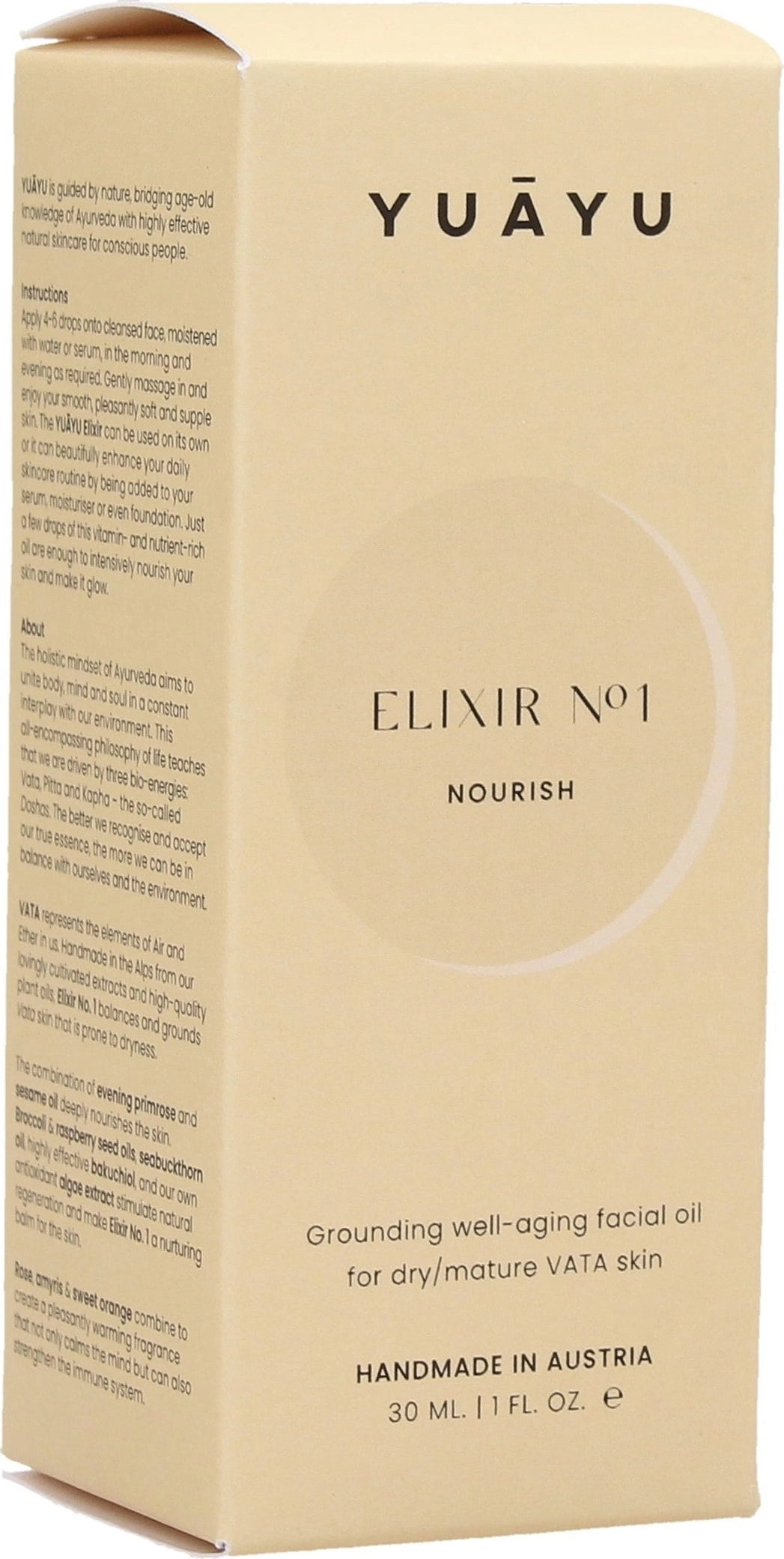 YUĀYU Elixir No. 1 Vata - 30 ml