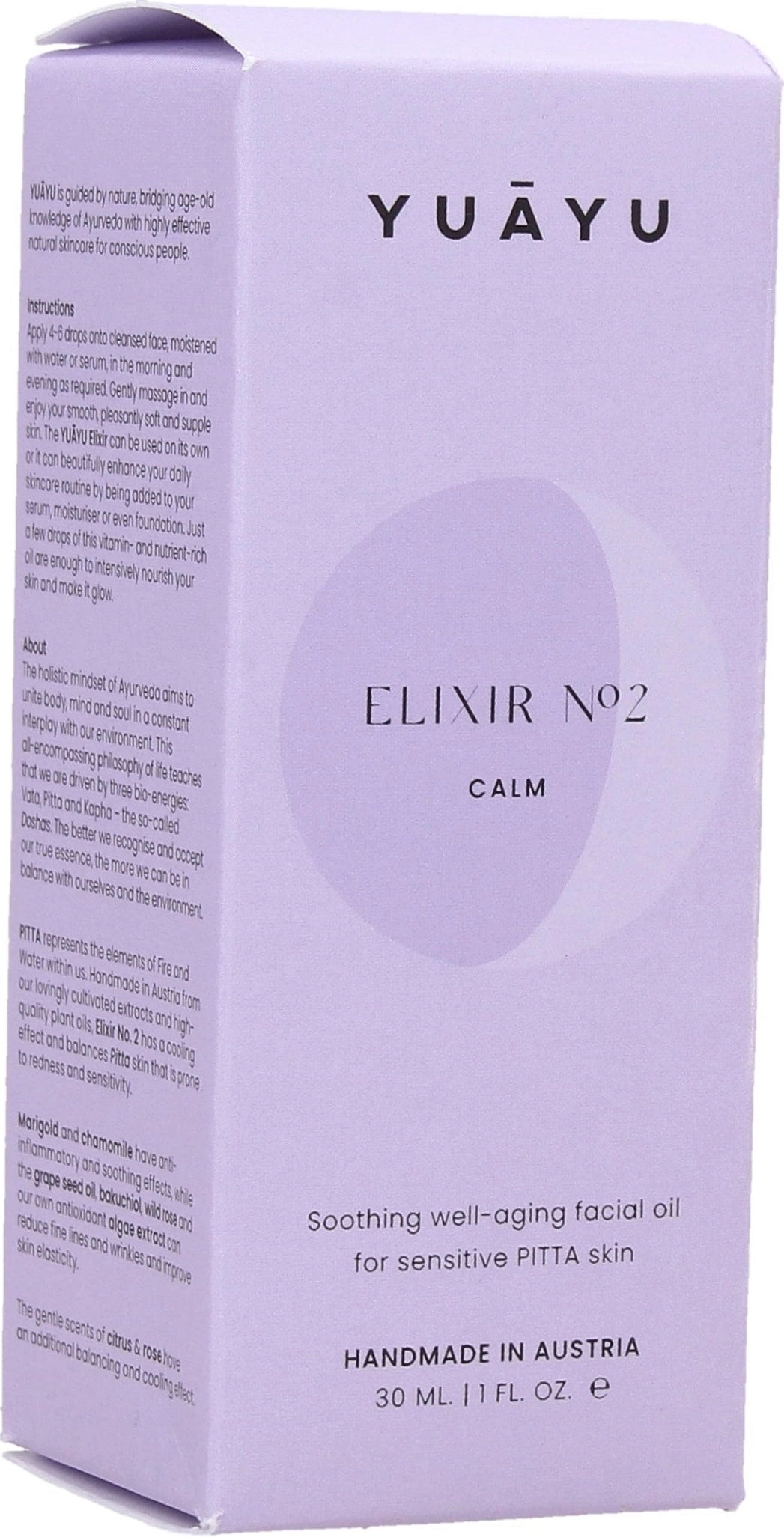 YUĀYU Elixir No. 2 Pitta - 30 ml