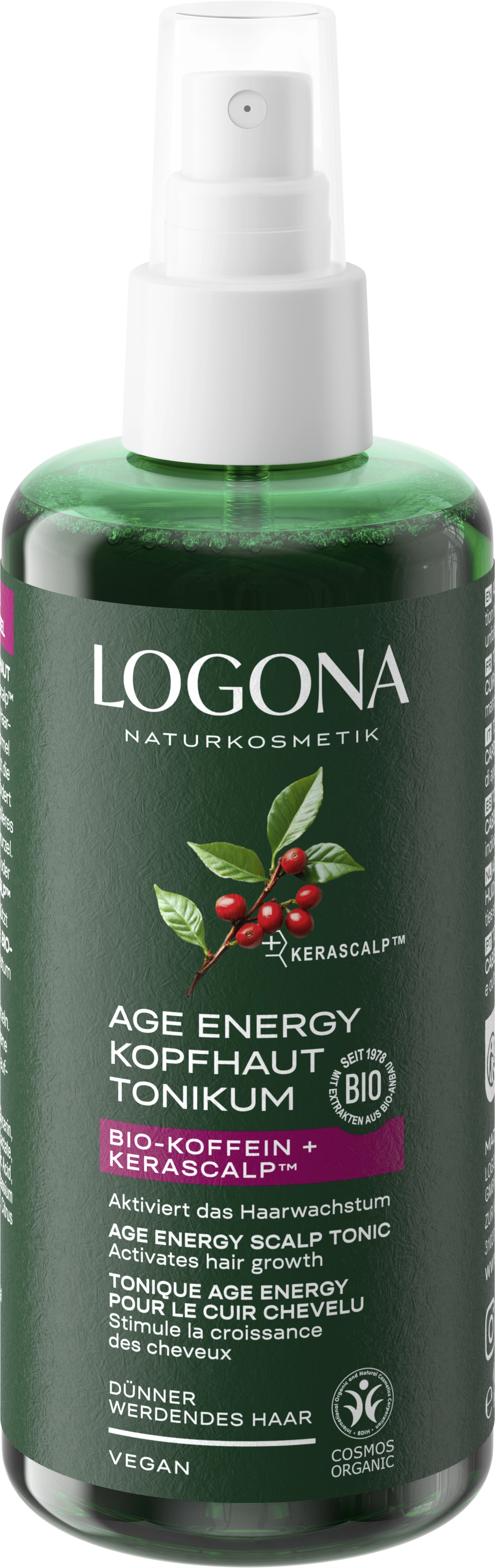LOGONA Age Energy Kopfhaut-Tonikum - 150 ml