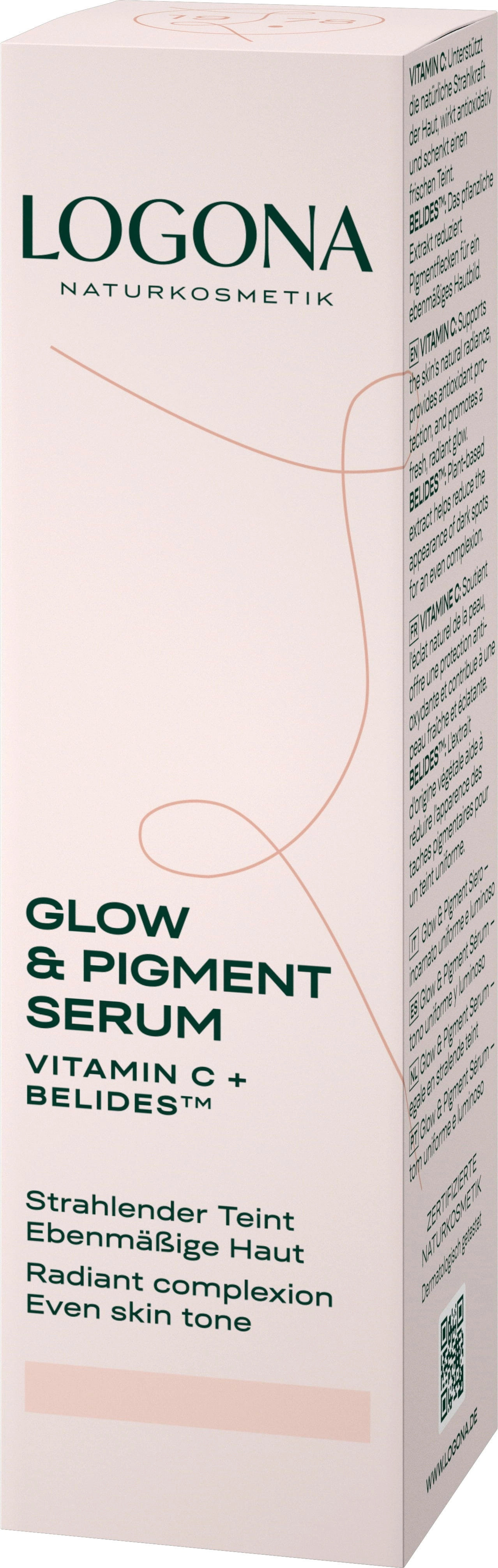LOGONA Glow & Pigment Serum - 30 ml