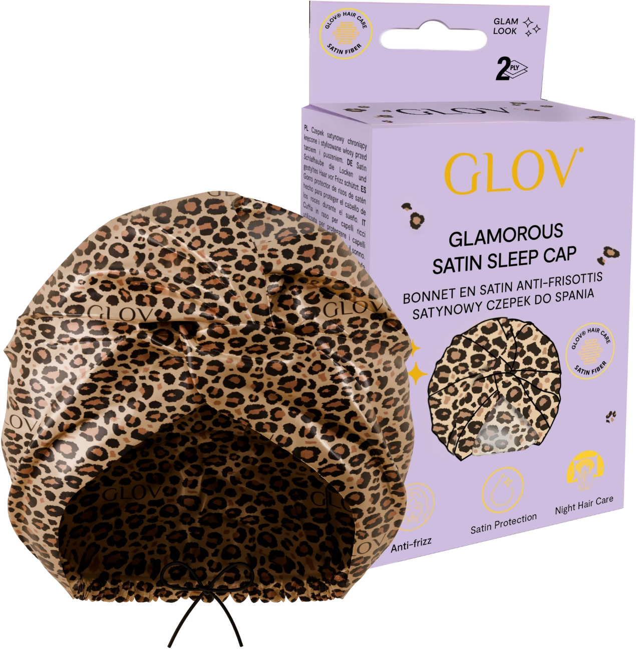 GLOV Glamorous Satin Sleep Cap - 1 Stk