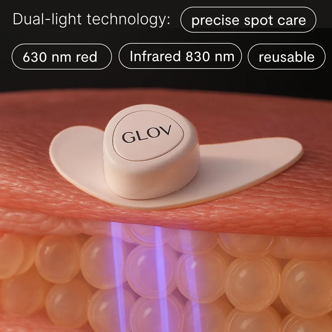 GLOV LunaEye LED Therapy Patches for Bright & Rejuvenated Eyes - 1 Stk