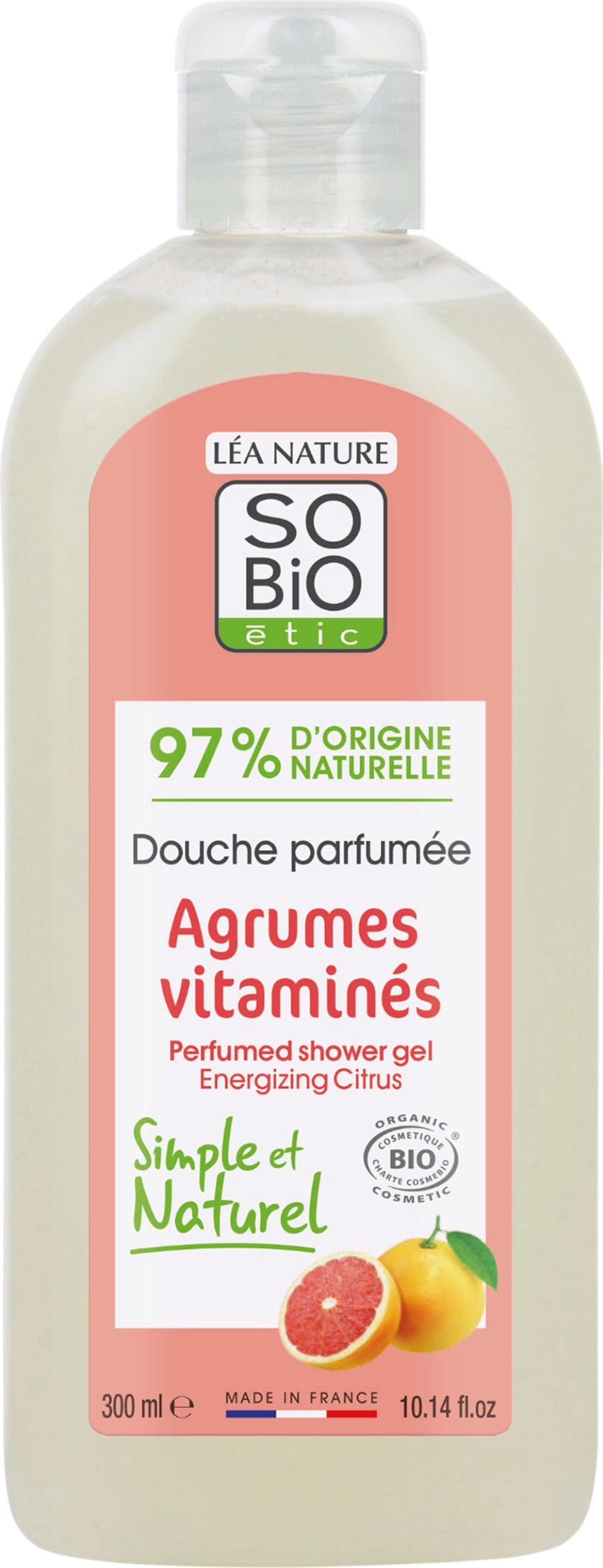 LÉA NATURE SO BiO étic Duftendes Duschgel Zitrusfrüchte - 300 ml