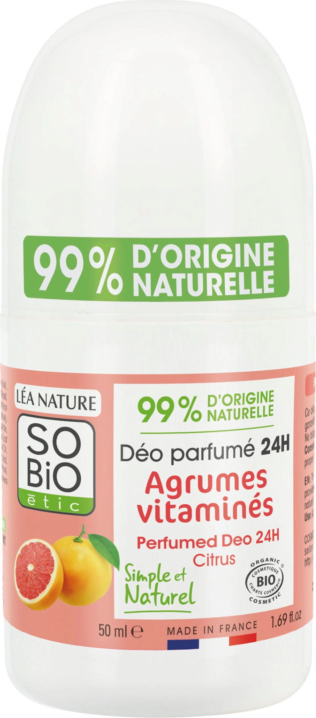 LÉA NATURE SO BiO étic Duftendes Deo Zitrusfrüchte - 50 ml