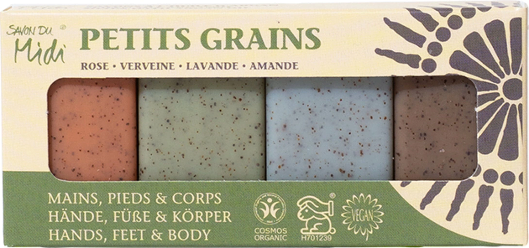 Savon du Midi PETITS GRAINS BioArgan Gästeseifen - 1 Set