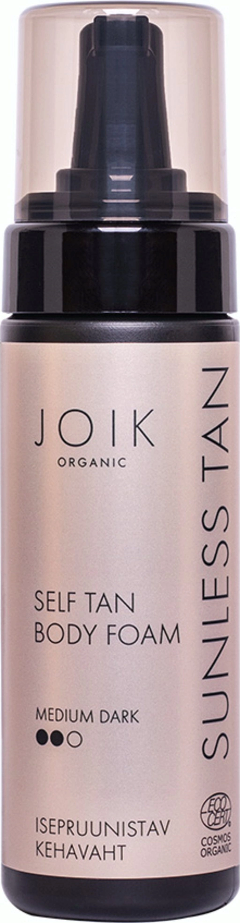 JOIK Organic Sunless Tan Self Tan Foam - Medium Dark