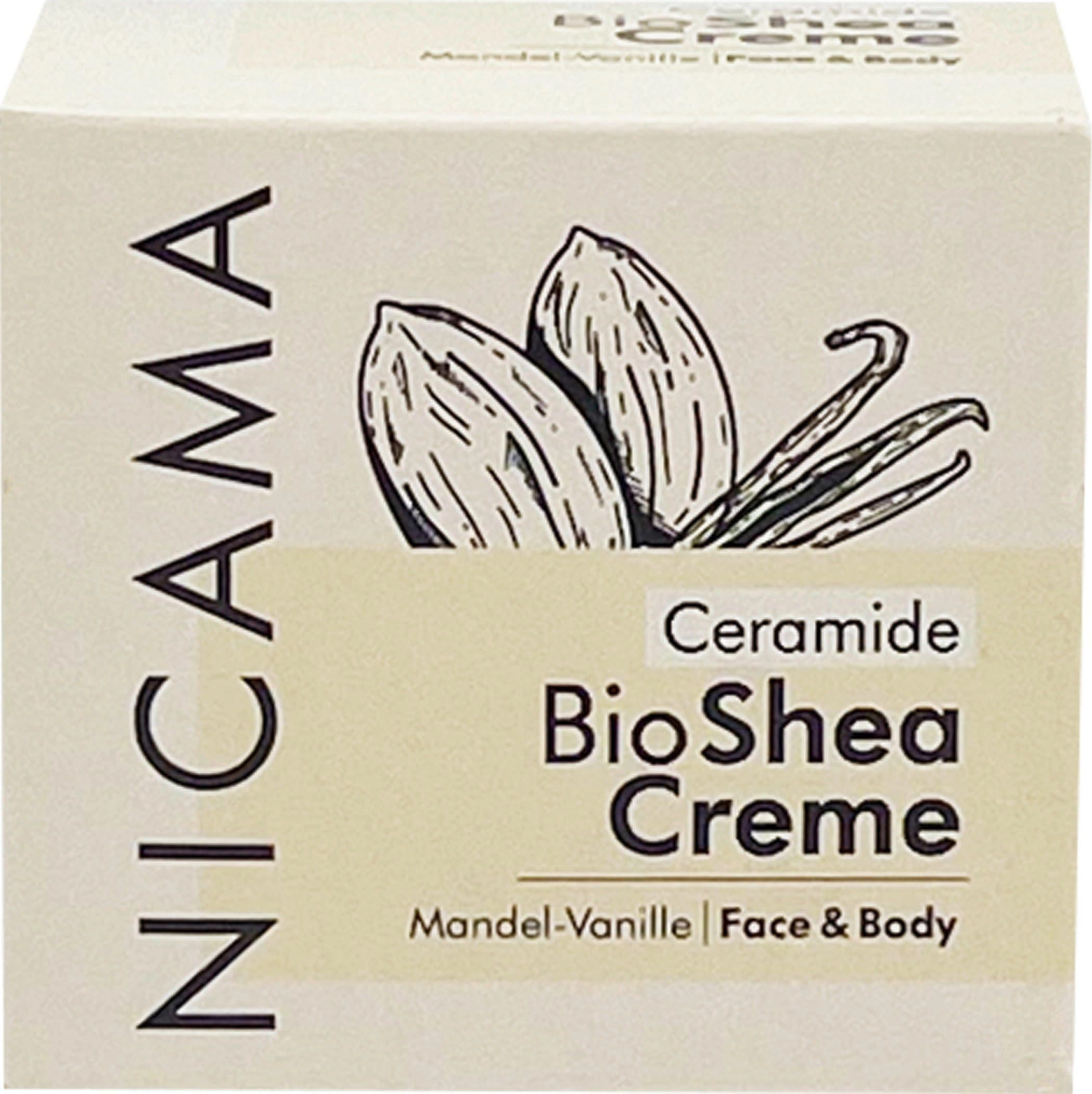 NICAMA Ceramide Bio Sheacreme Mandel-Vanille - 50 ml
