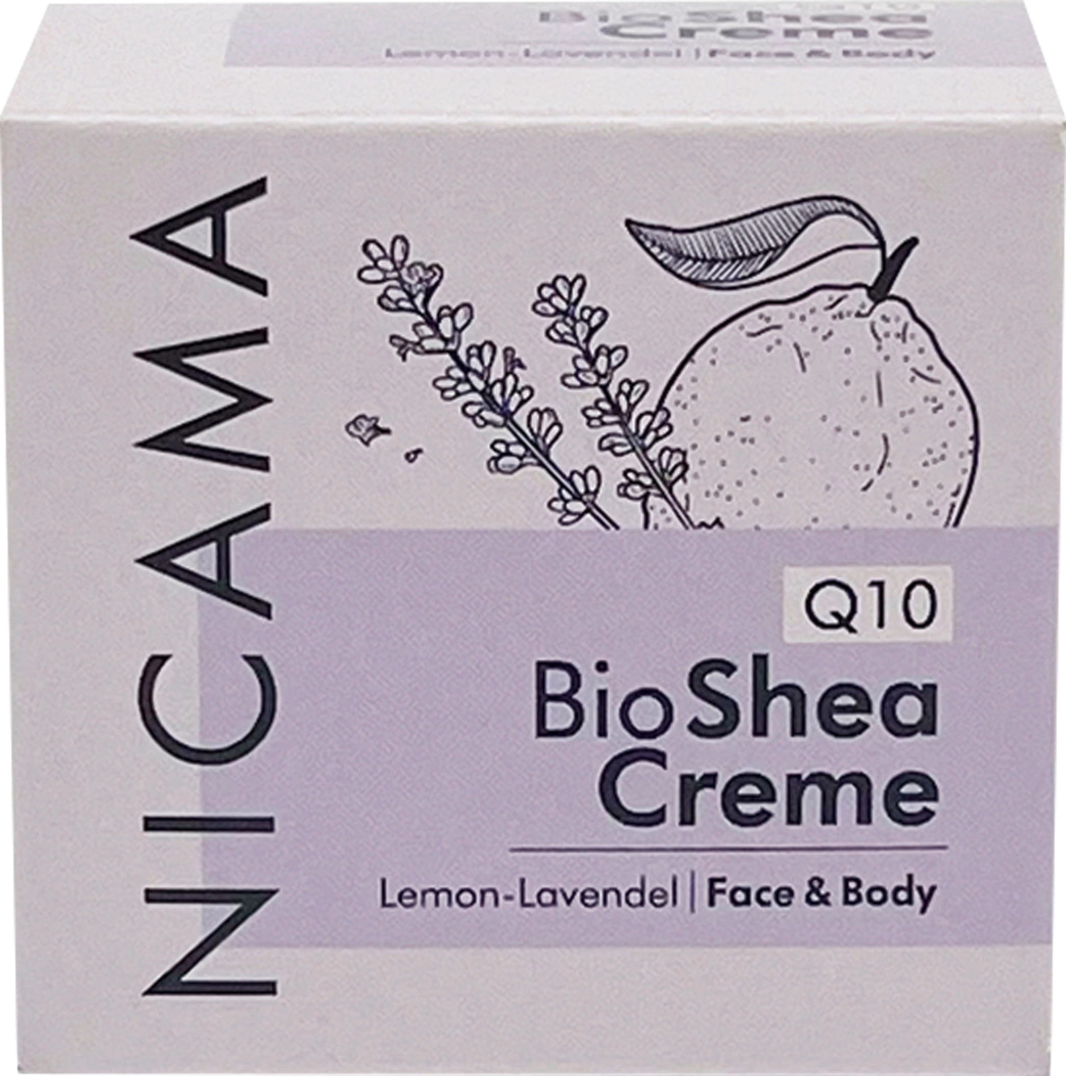 NICAMA Q10 Bio Sheacreme Lemon-Lavendel - 50 ml