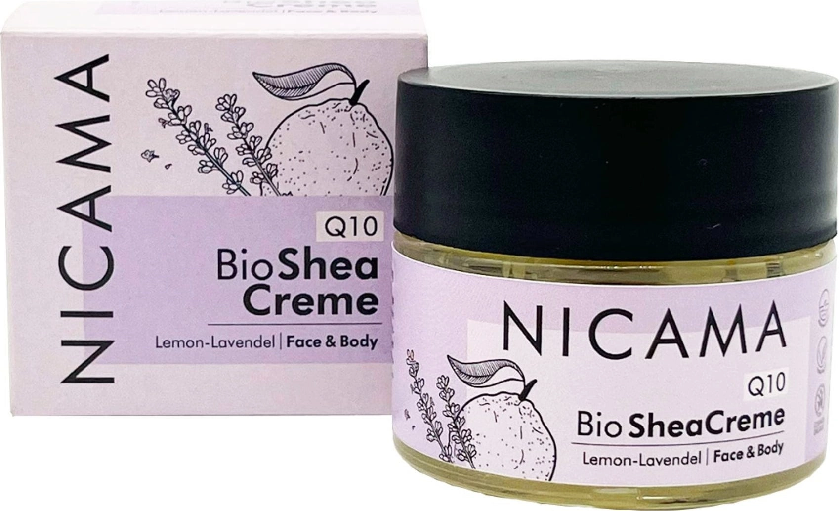 NICAMA Q10 Bio Sheacreme Lemon-Lavendel - 50 ml
