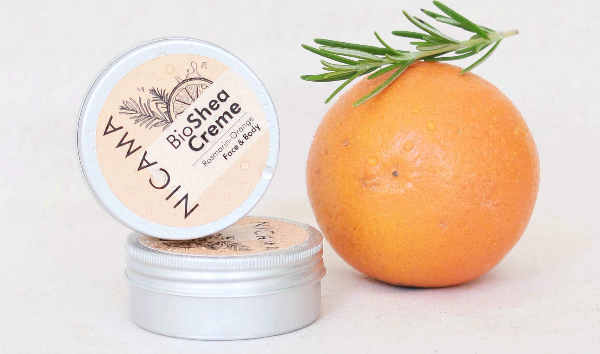 NICAMA Bio Sheacreme Rosmarin-Orange - 50 ml