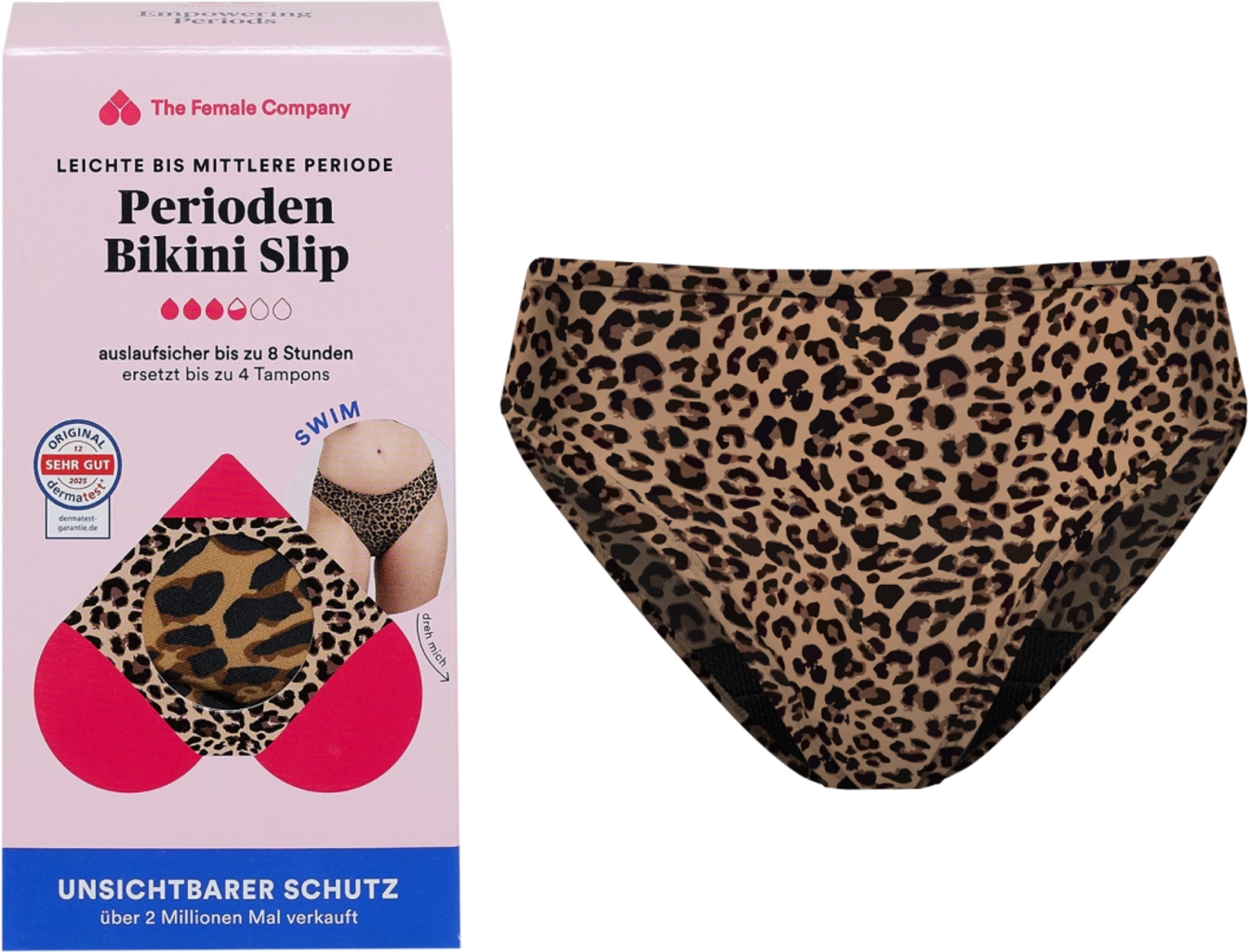 The Female Company Perioden Bikini Swim Slip Leo - M