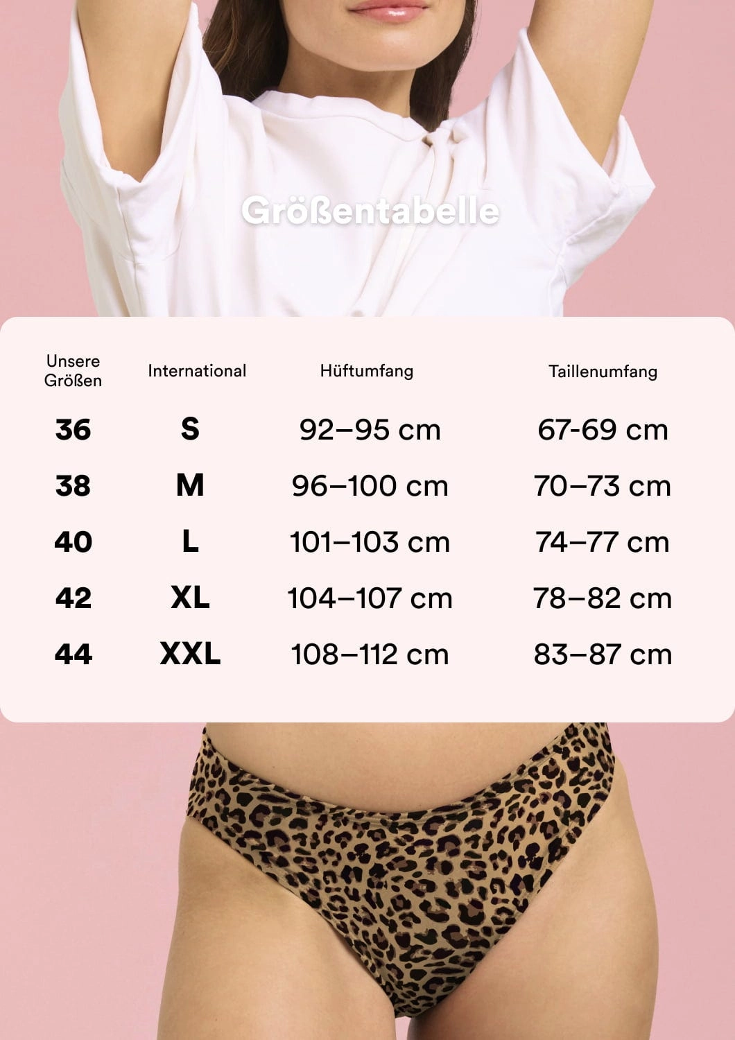 The Female Company Perioden Bikini Swim Slip Leo - M