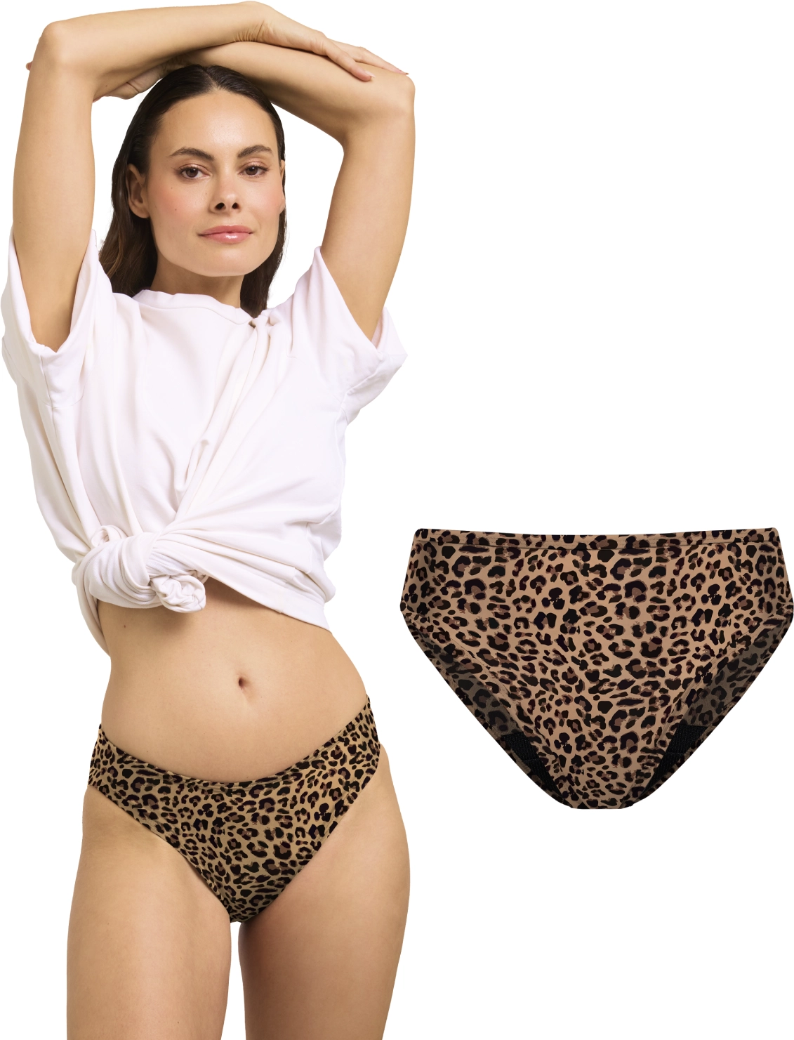 The Female Company Perioden Bikini Swim Slip Leo - L