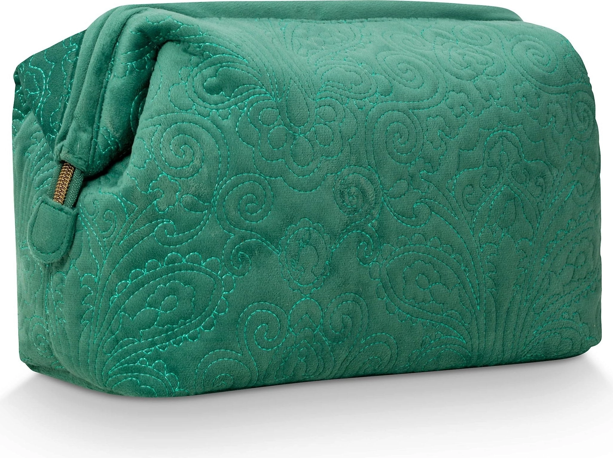 Pip Studio Kosmetiktasche Cooper Samt Quilty Days, extra groß - Grün