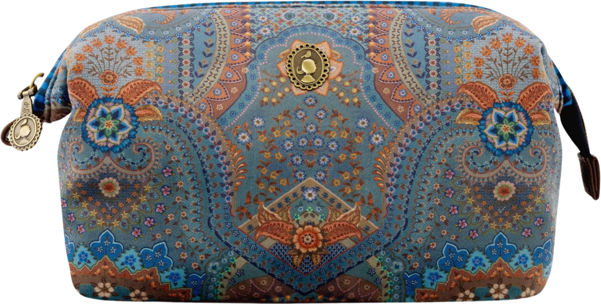 Pip Studio Kosmetiktasche Cooper Jabali, mittelgroß - Blau