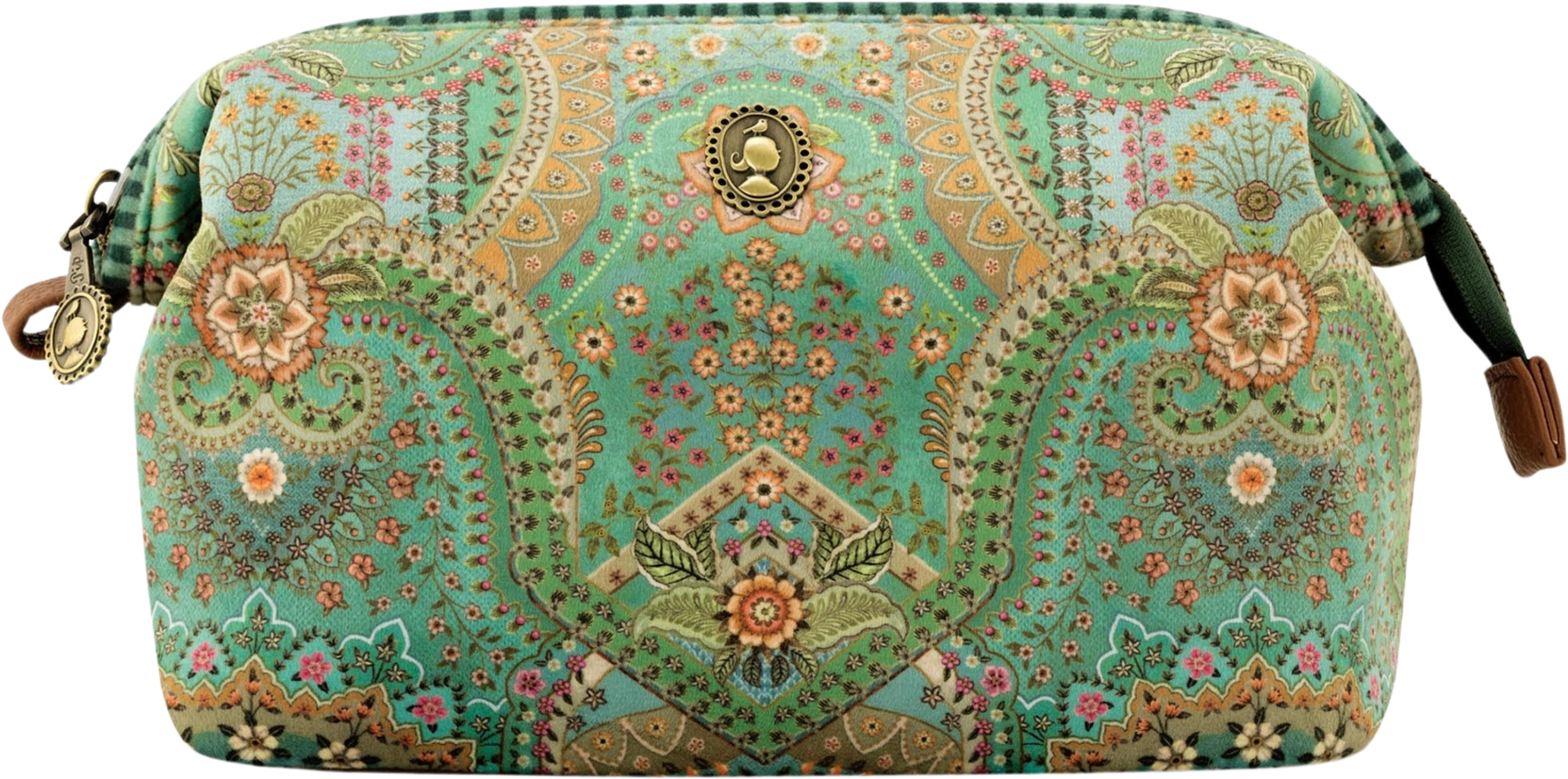 Pip Studio Kosmetiktasche Cooper Jabali, mittelgroß - Grün