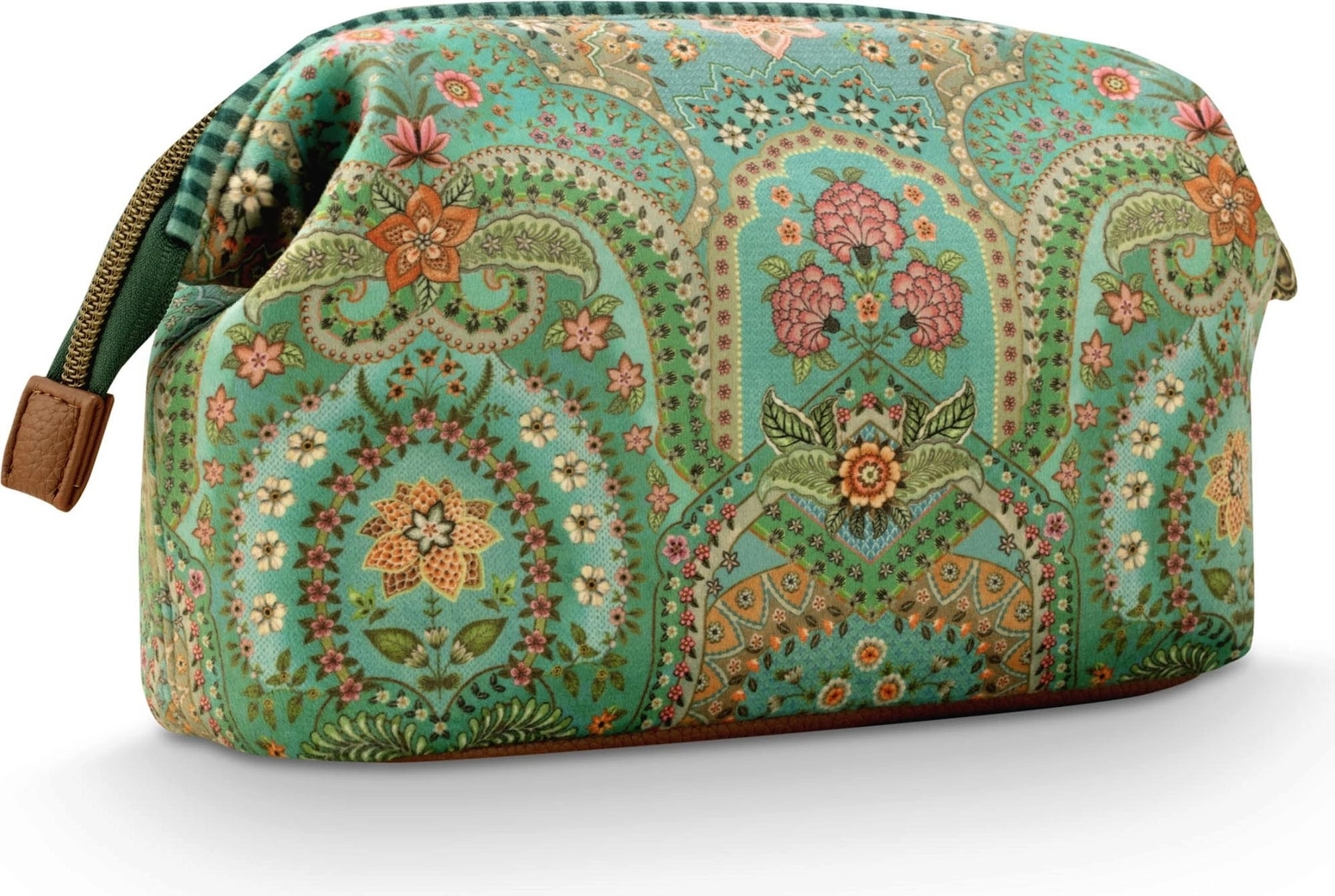 Pip Studio Kosmetiktasche Cooper Jabali, mittelgroß - Grün