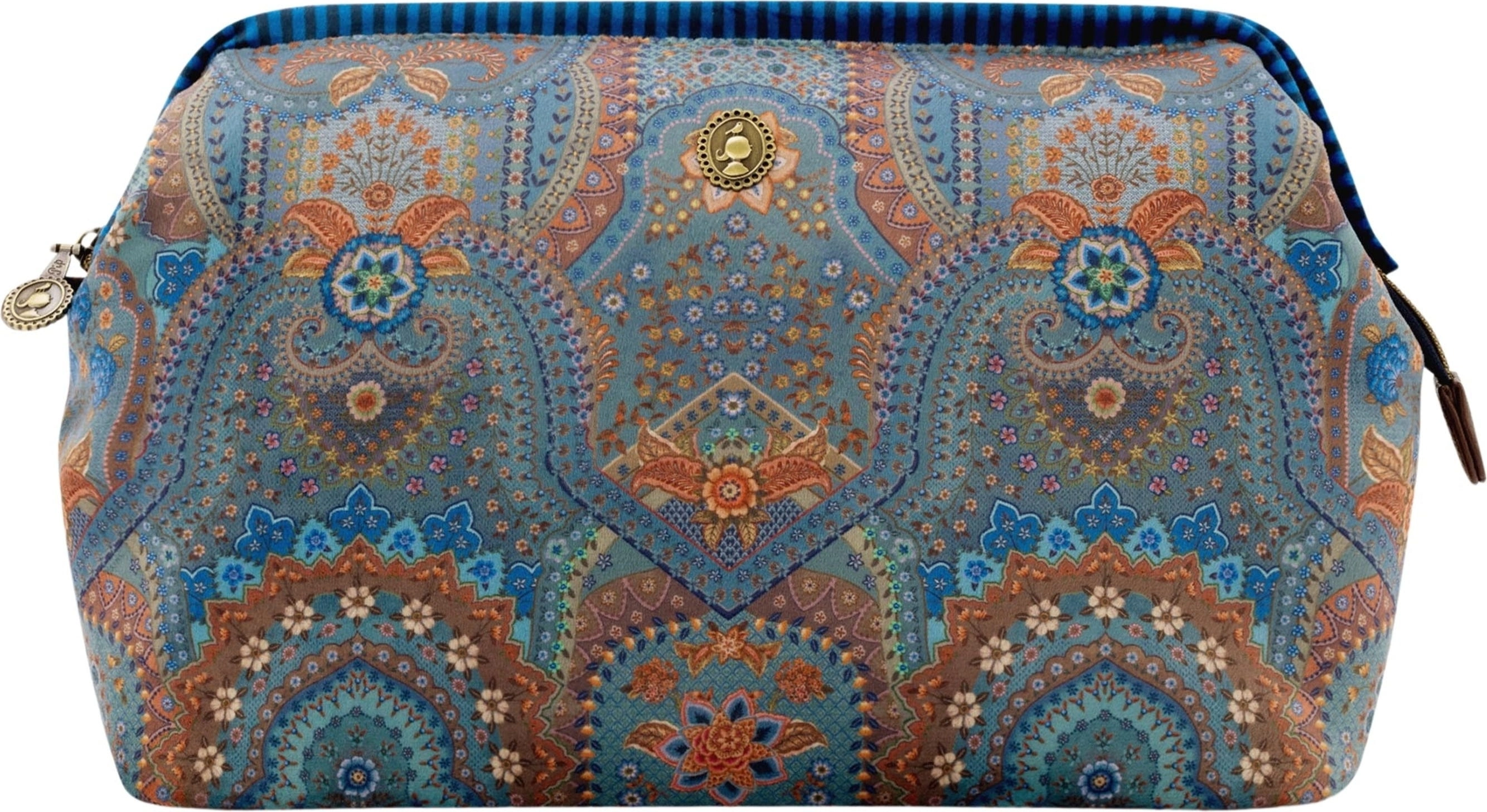 Pip Studio Kosmetiktasche Cooper Jabali, extra groß - Blau