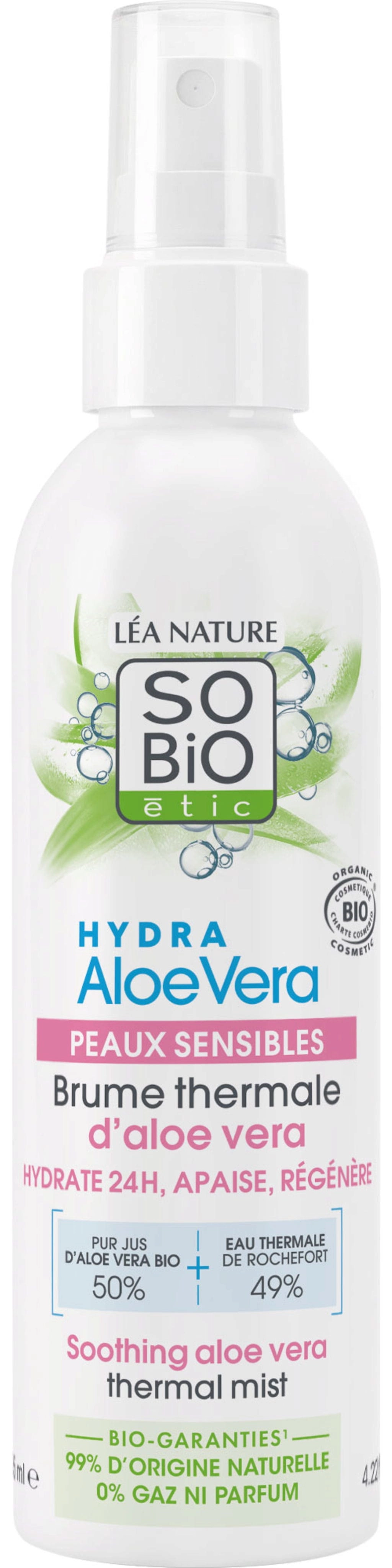 LÉA NATURE SO BiO étic HYDRA Aloe Vera Thermalwasser Spray - 125 ml