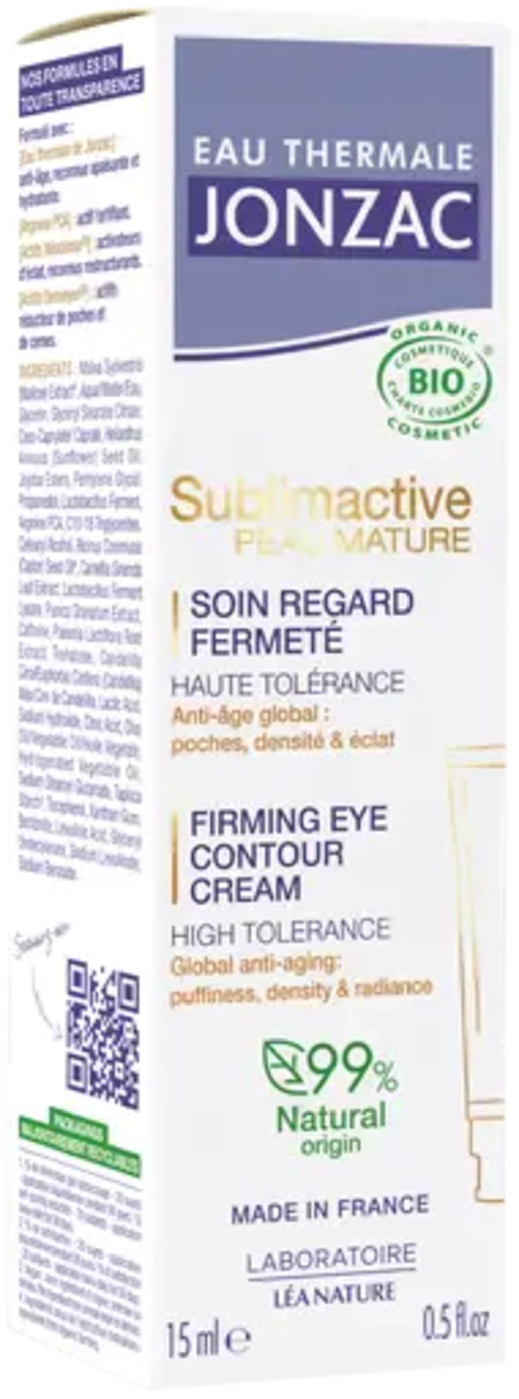 Sublimactive Peau mature Firming Eye Contour Cream - 15 ml
