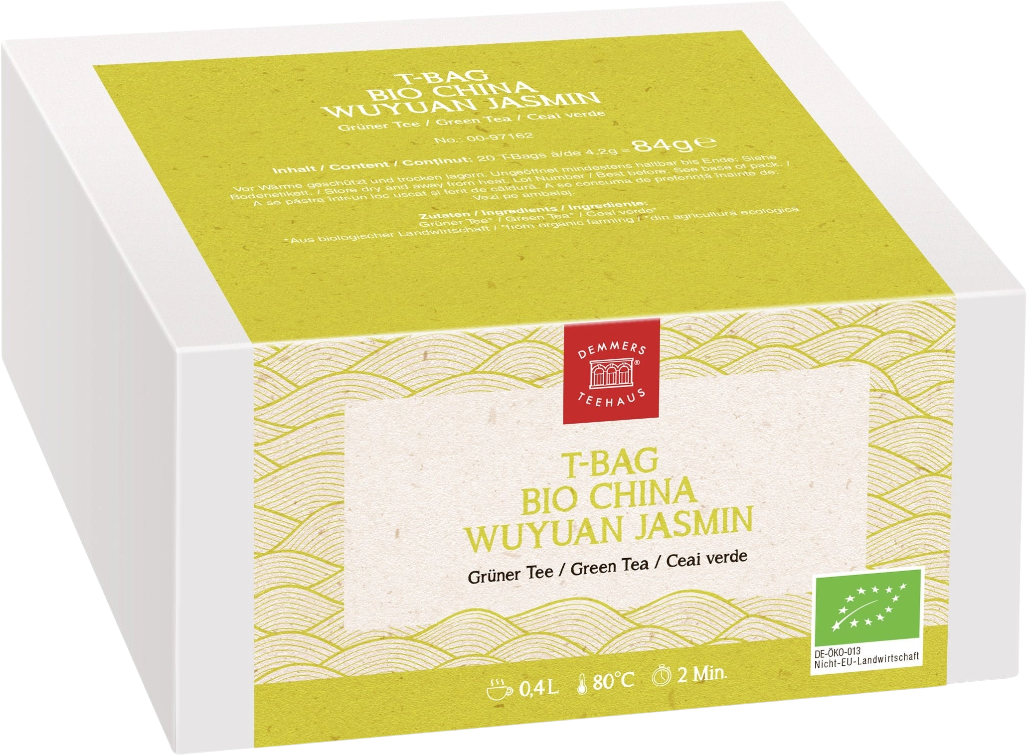 DEMMERS TEEHAUS T-Bag BIO Wuyuan Jasmin - 20 Teebeutel