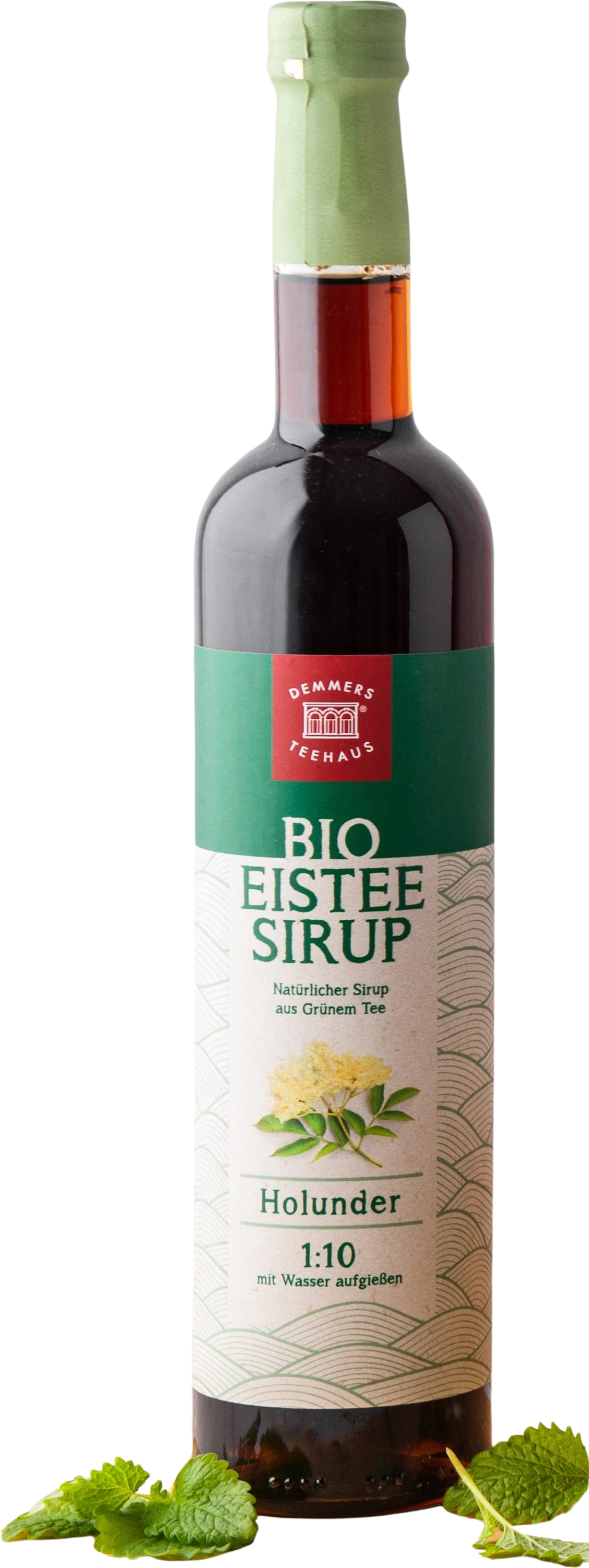 DEMMERS TEEHAUS BIO Grüner Tee Holunder Sirup - 500 ml