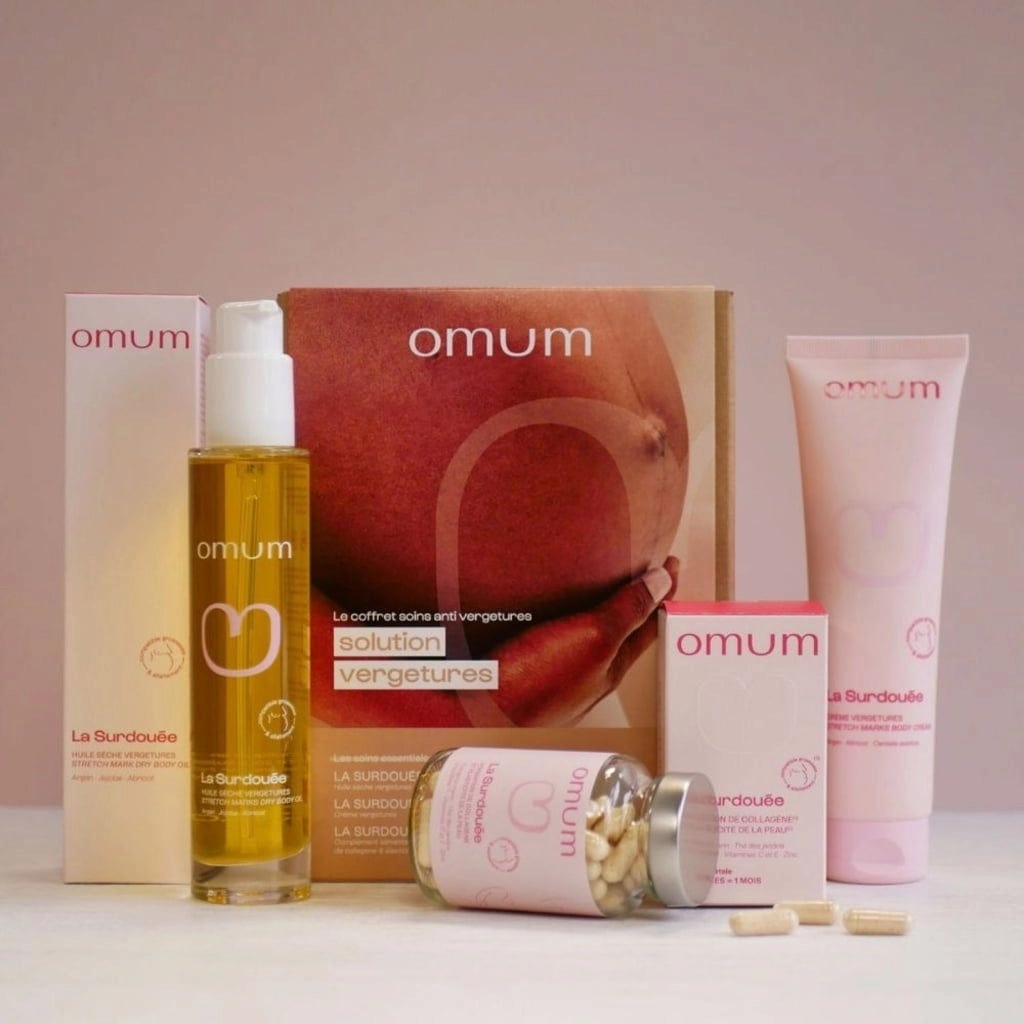 Omum Solution Vergetures Anti-Stretch Mark Skincare Set - 1 Set