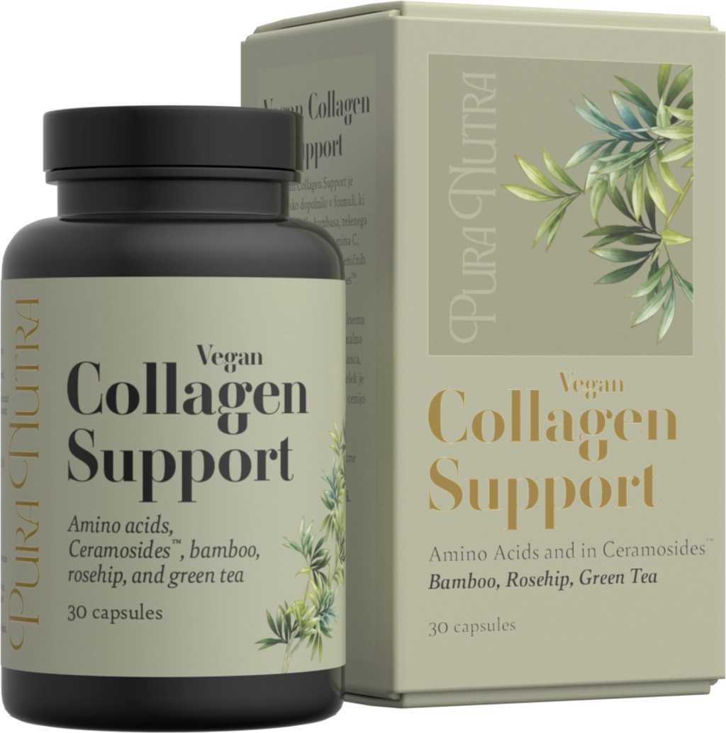 Pura Nutra Vegan Collagen Support - 30 Kapseln