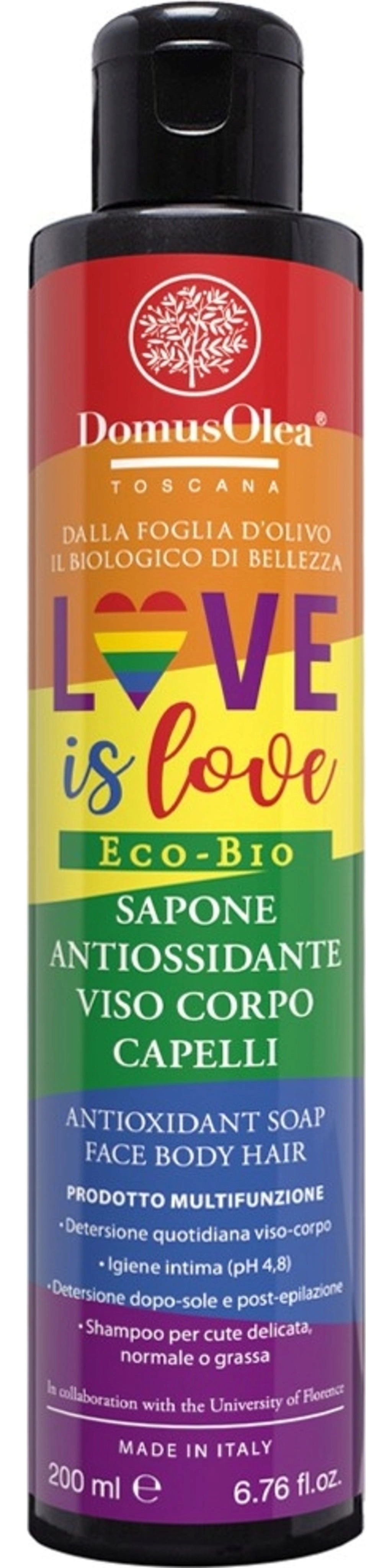 Domus Olea Toscana Antioxidative Seife "Love Is Love" - 200 ml