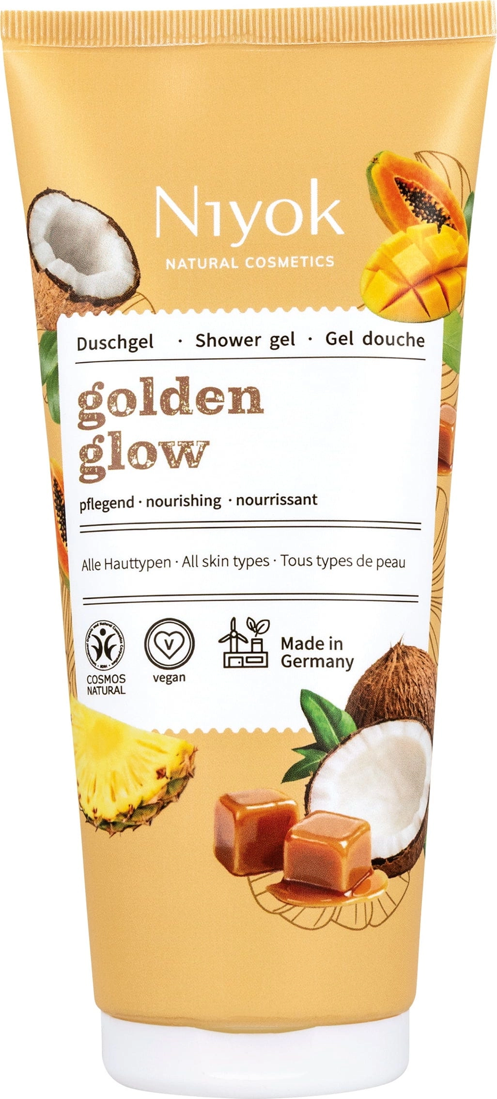 Niyok Duschgel Golden Glow - 200 ml