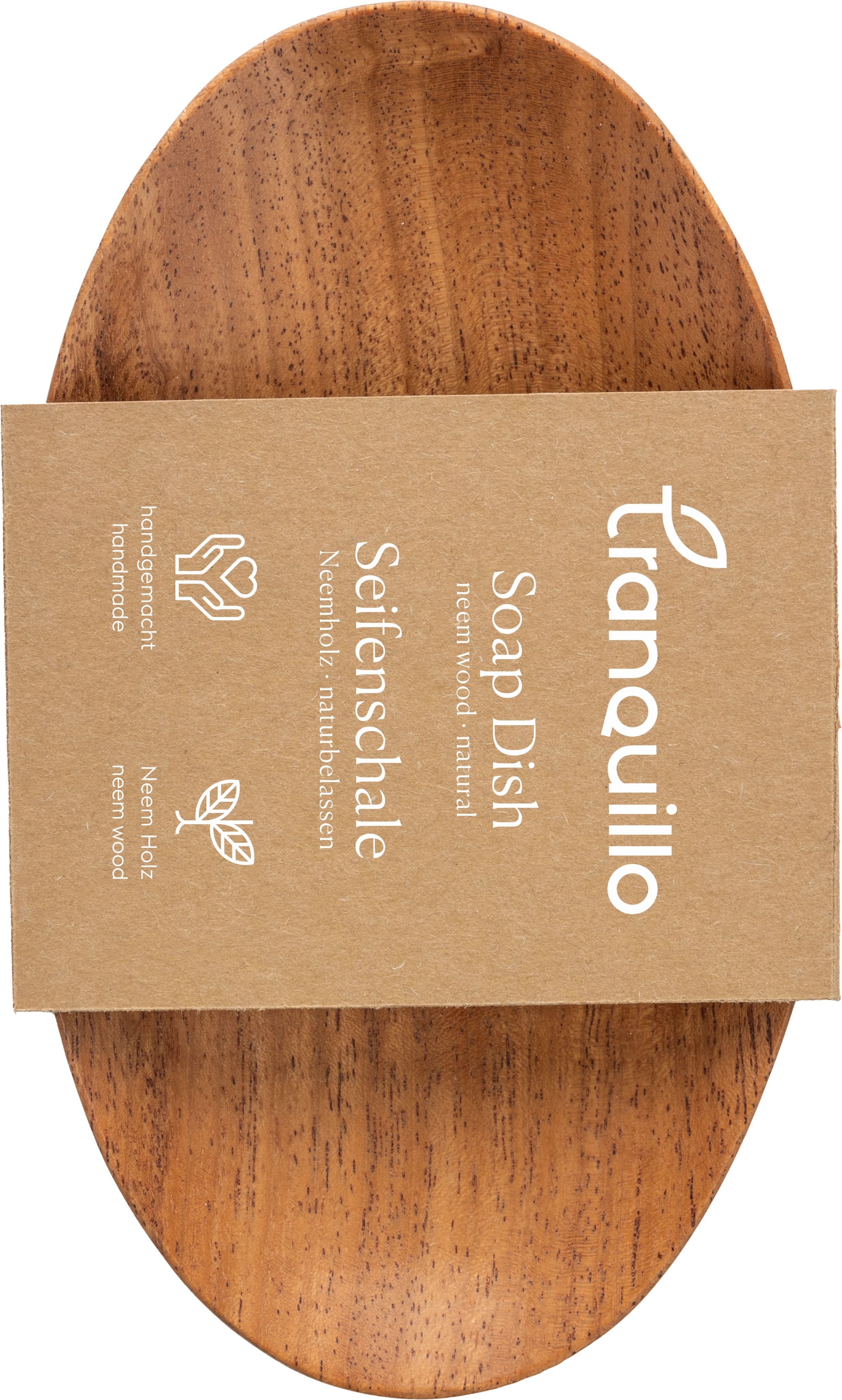 Tranquillo Seifenschale Natural Neem - oval