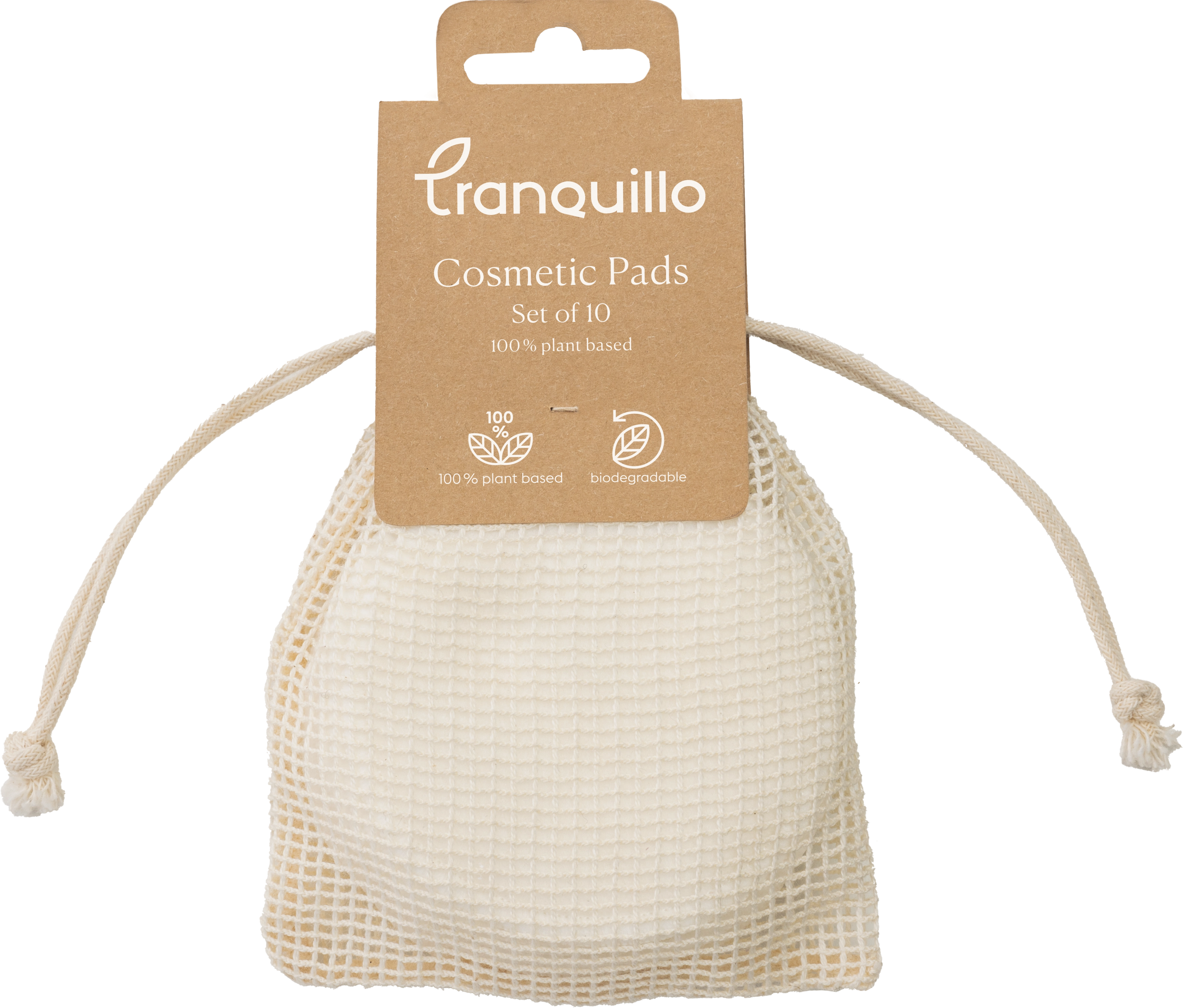 Tranquillo Kosmetik Pads 10er-Set - 10 Stück