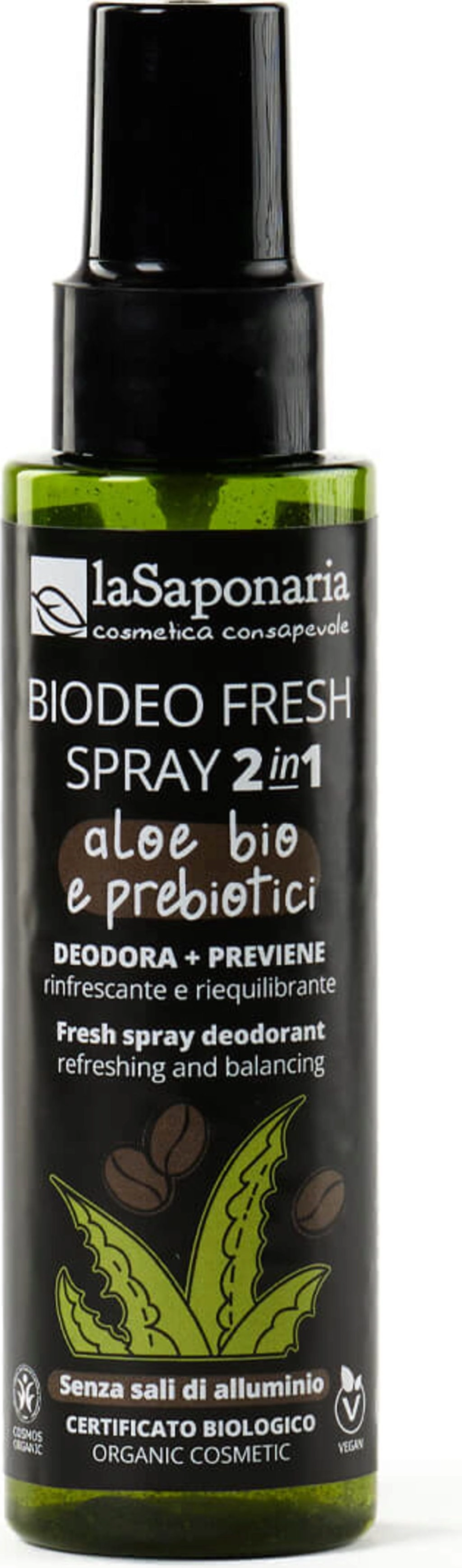 La Saponaria Biodeo Fresh 2in1 Deo Spray - 100 ml