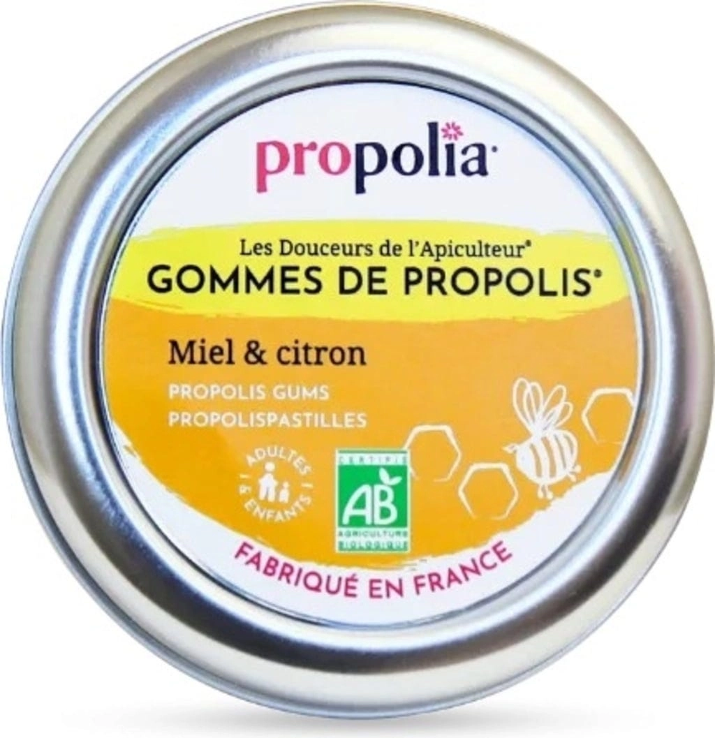 Propolia Organic Propolis Gums - Honig & Zitrone