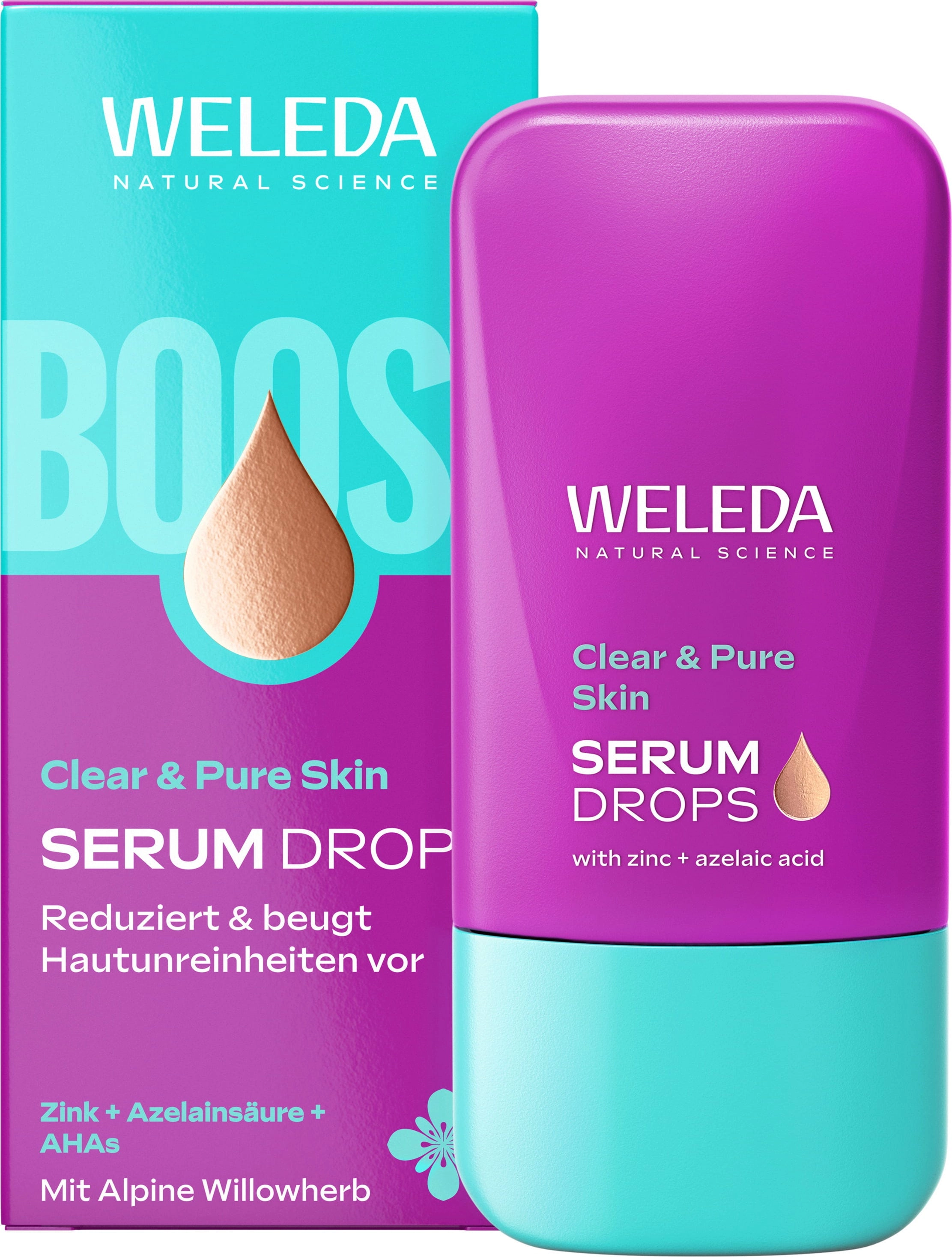 Weleda Clear & Pure Skin Serum Booster Drops - 30 ml