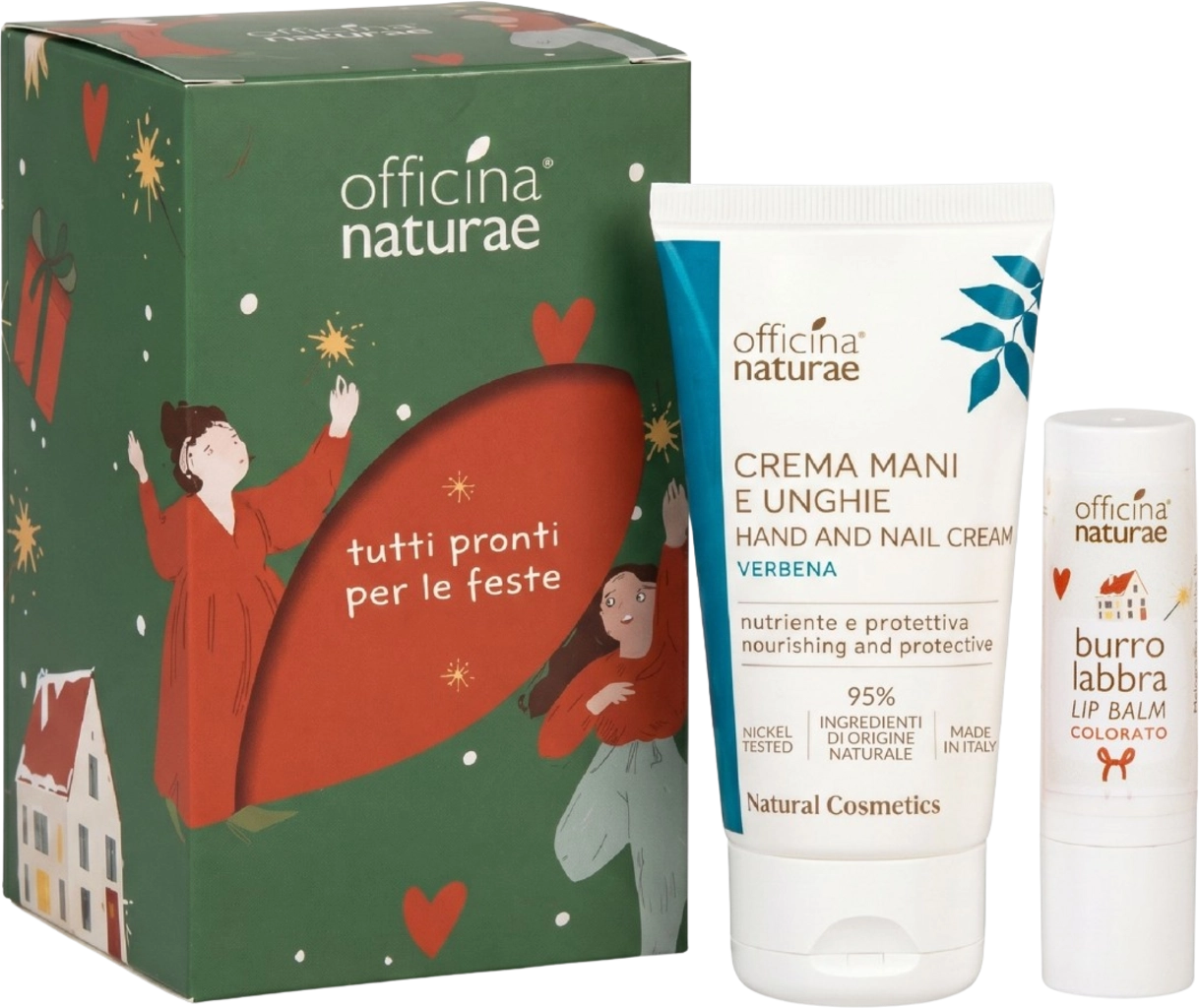 Officina Naturae Geschenkset Lippenbalsam & Handcreme - 1 Set