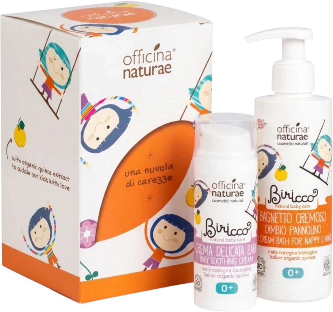 Officina Naturae Geschenkset Baby-Duschbad & Babycreme - 1 Set