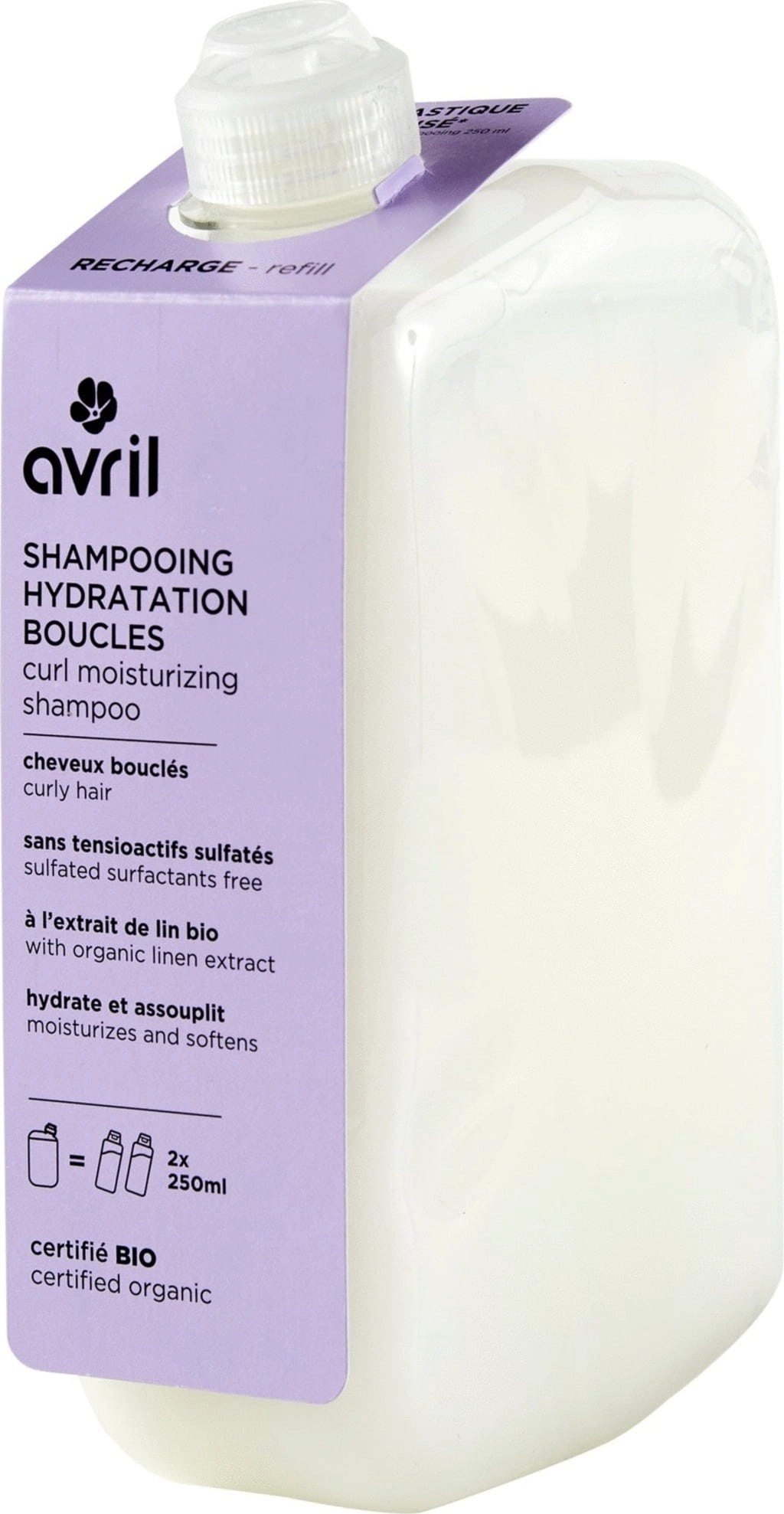 Avril Curl Moisturizing Shampoo - Refill 500 ml
