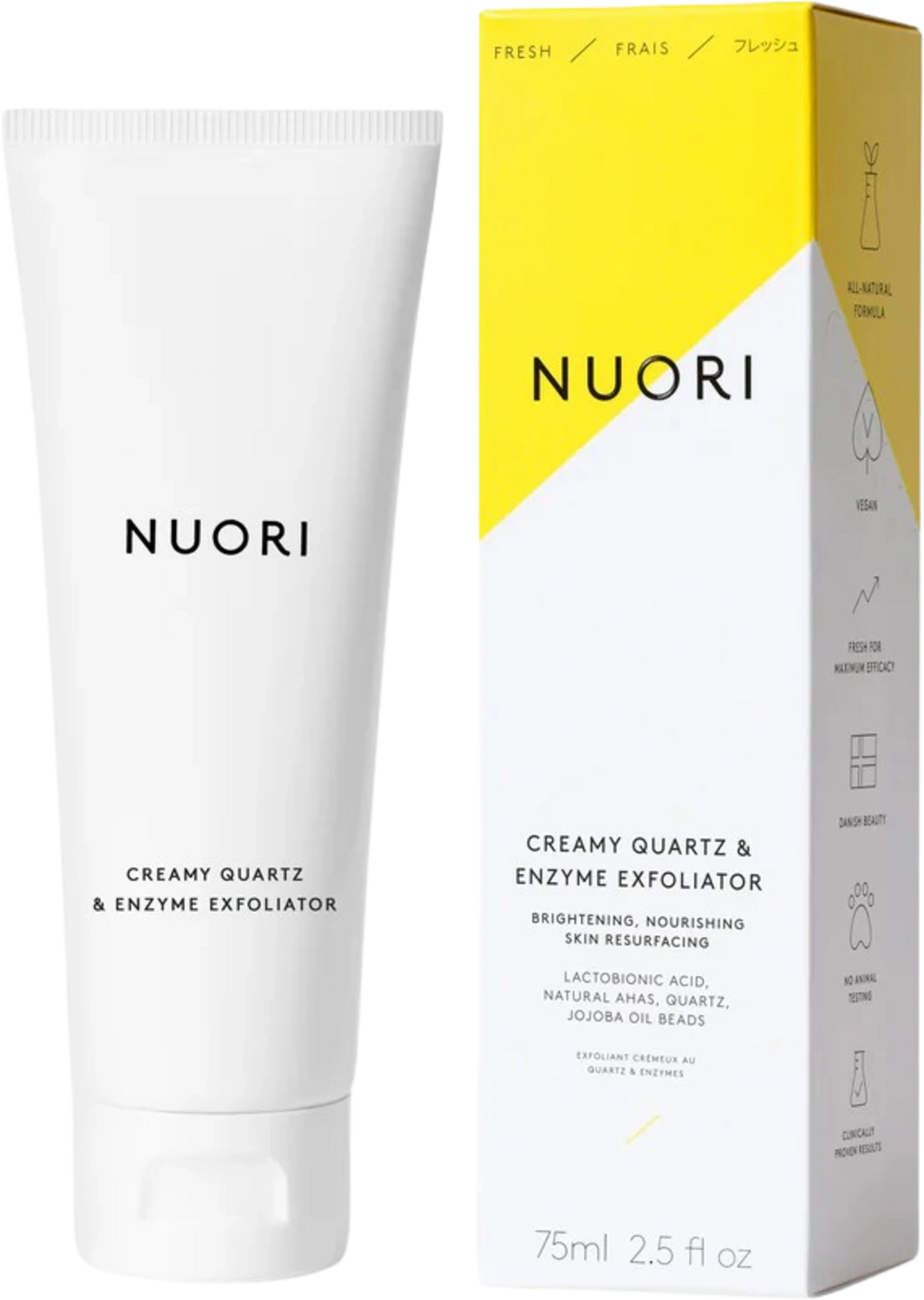 NUORI Creamy Quartz & Enzyme Exfoliator - 75 ml