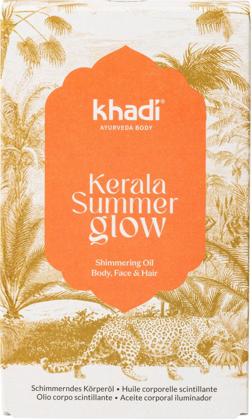 Khadi® Kerala Summer Glow Ayurvedic Shimmering Body Oil - 50 ml